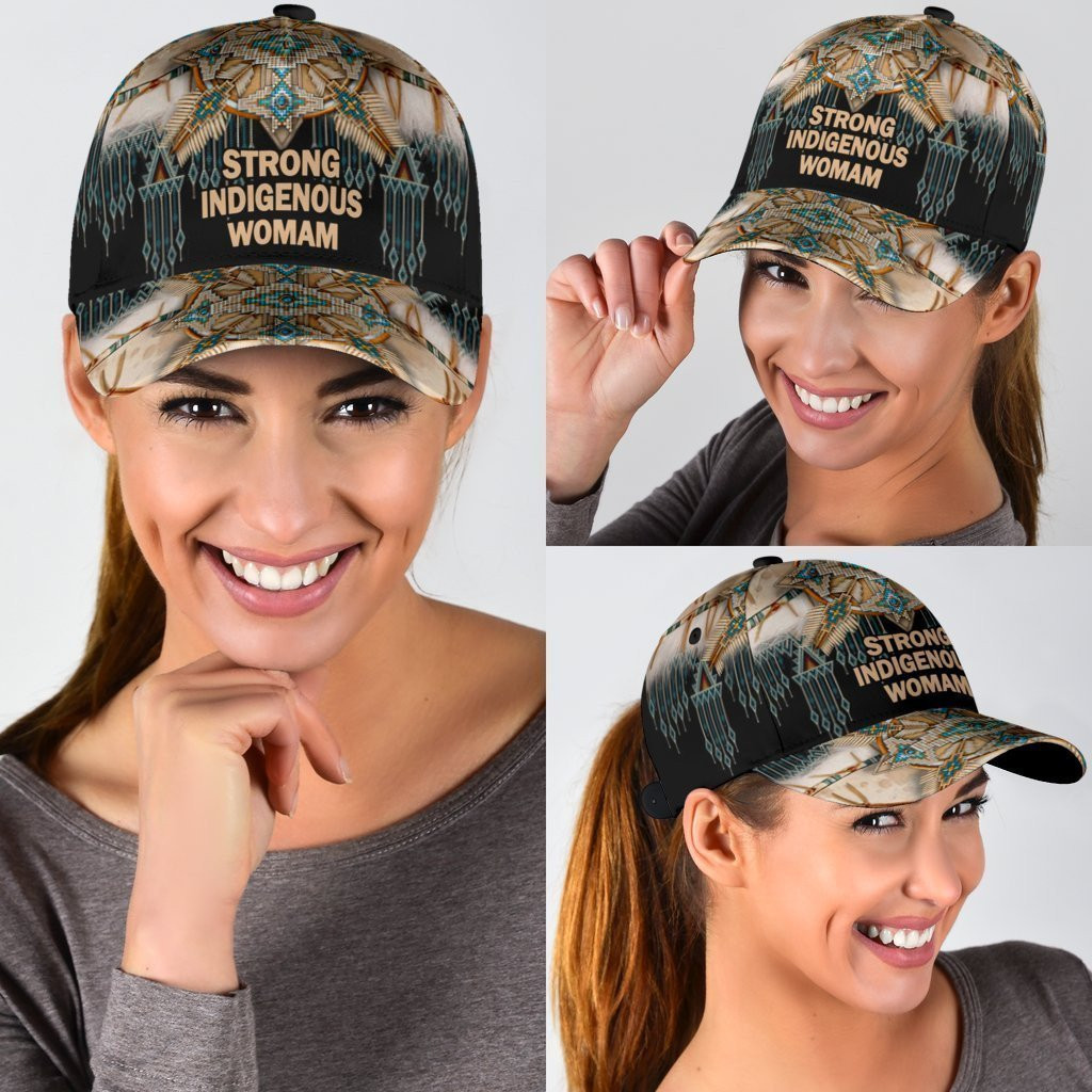 Adeenyc Native American All Over Print Classic Cap Trucker Hats Custom Hats Gifts For Men & Women