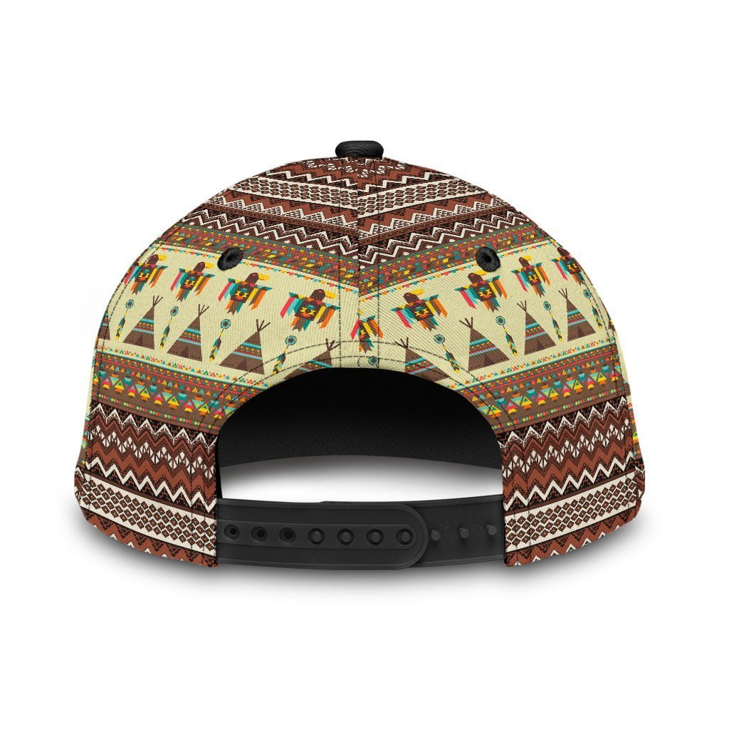 Adeenyc Native American All Over Print Classic Cap Trucker Hats Custom Hats Gifts For Men & Women