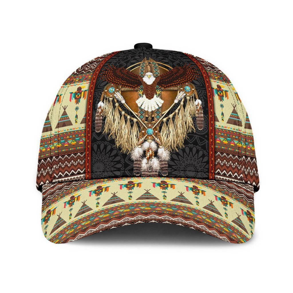 Adeenyc Native American All Over Print Classic Cap Trucker Hats Custom Hats Gifts For Men & Women