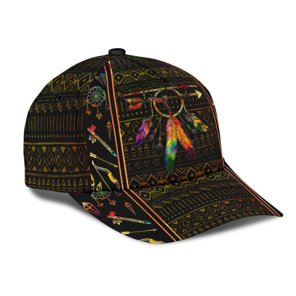 Adeenyc Native American All Over Print Classic Cap Trucker Hats Custom Hats Gifts For Men & Women