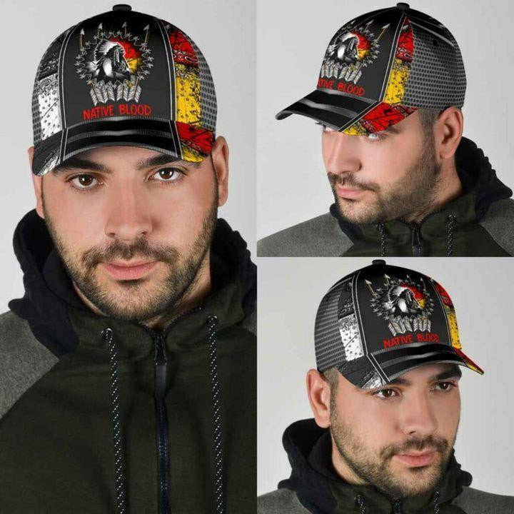 Adeenyc Native American All Over Print Classic Cap Trucker Hats Custom Hats Gifts For Men & Women