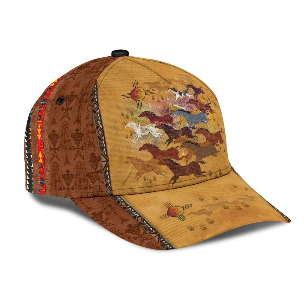 Adeenyc Native American All Over Print Classic Cap Trucker Hats Custom Hats Gifts For Men & Women