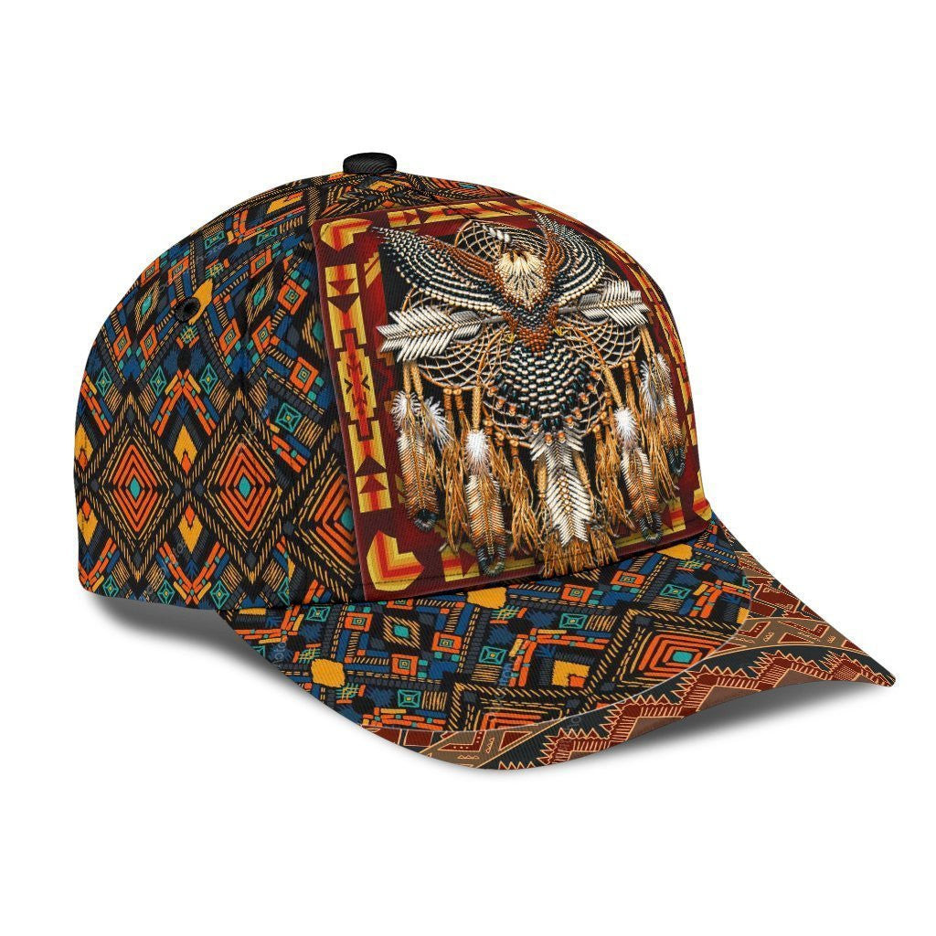 Adeenyc Native American All Over Print Classic Cap Trucker Hats Custom Hats Gifts For Men & Women