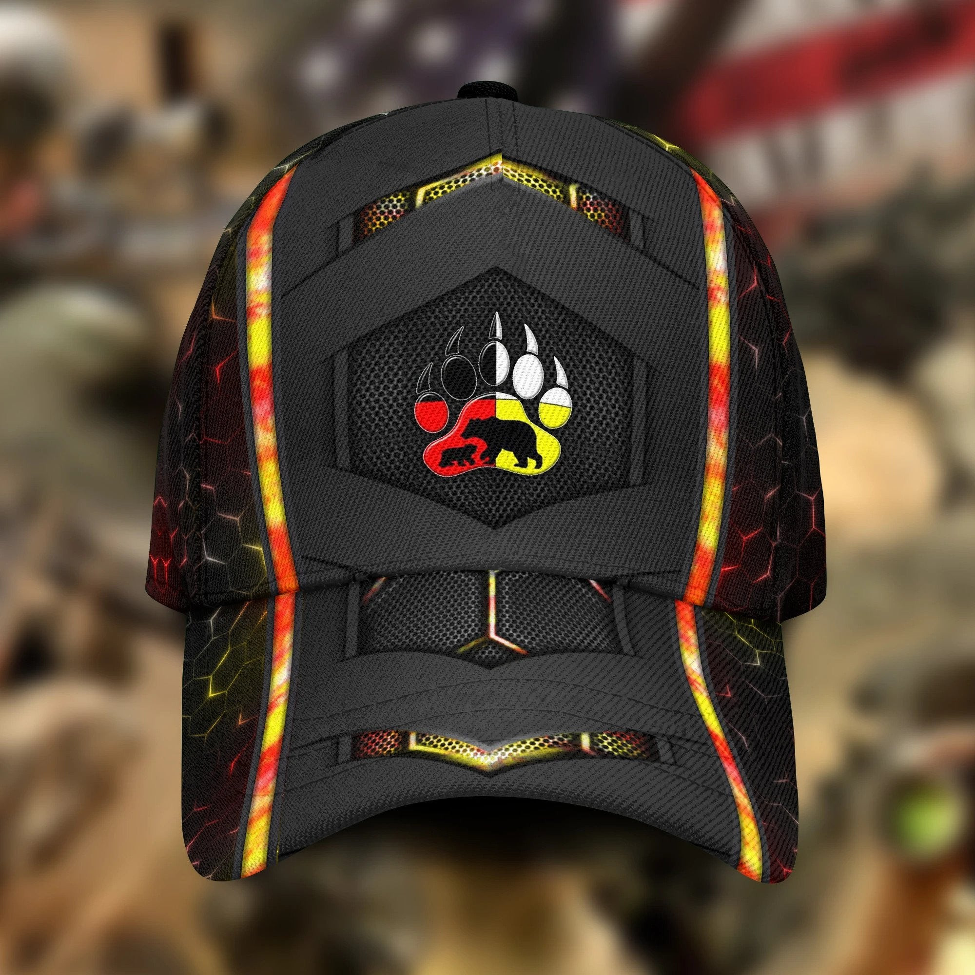 Adeenyc Native American All Over Print Classic Cap Trucker Hats Custom Hats Gifts For Men & Women