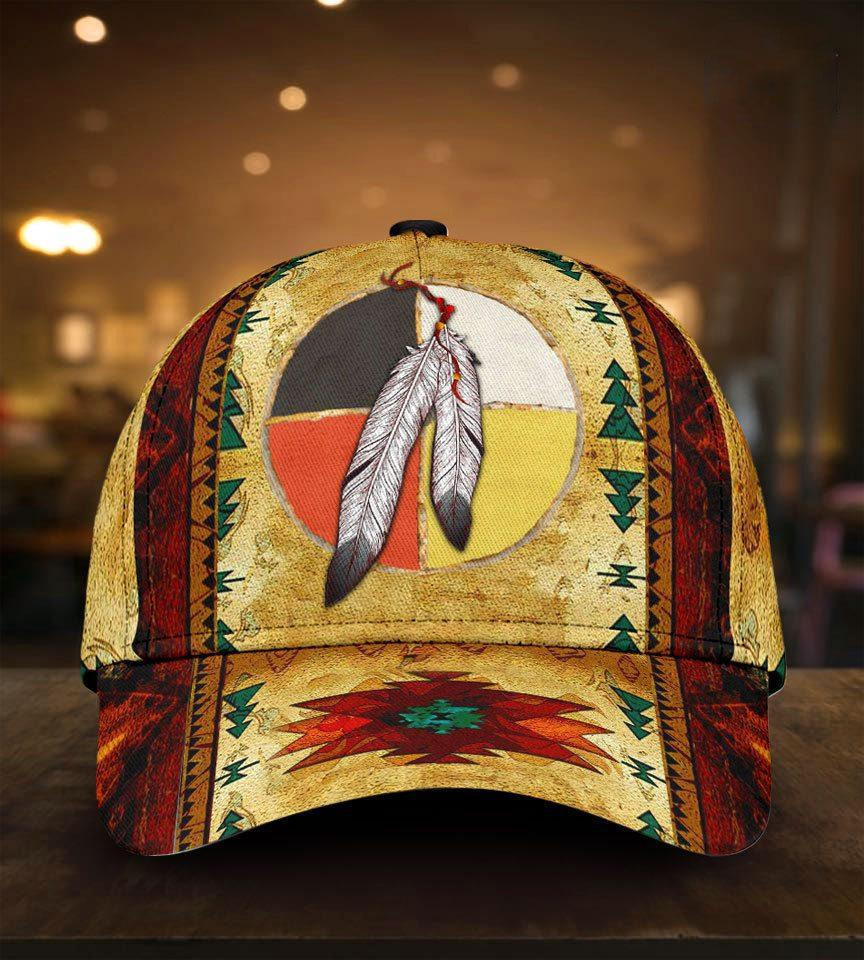 Adeenyc - Native American Peace Limited - Classic Cap Baseball Hat Trucker Hats Custom Hats Gifts For Men & Women