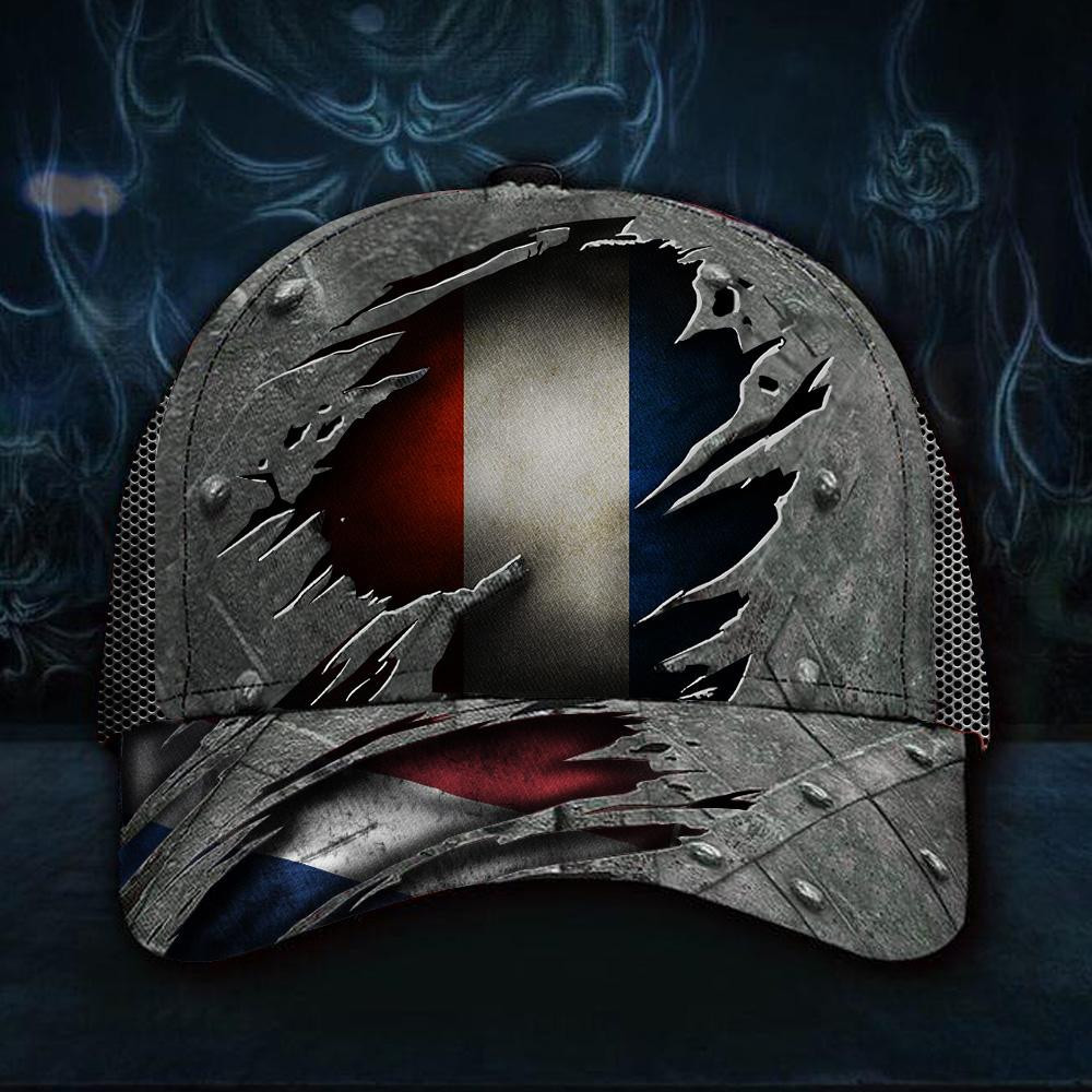 Adeenyc Netherlands Trucker Hat 3D Print Vintage Patriotic Proud Country Netherlands Flag Cap Classic Cap Trucker Hats Custom Hats Gifts For Men & Women