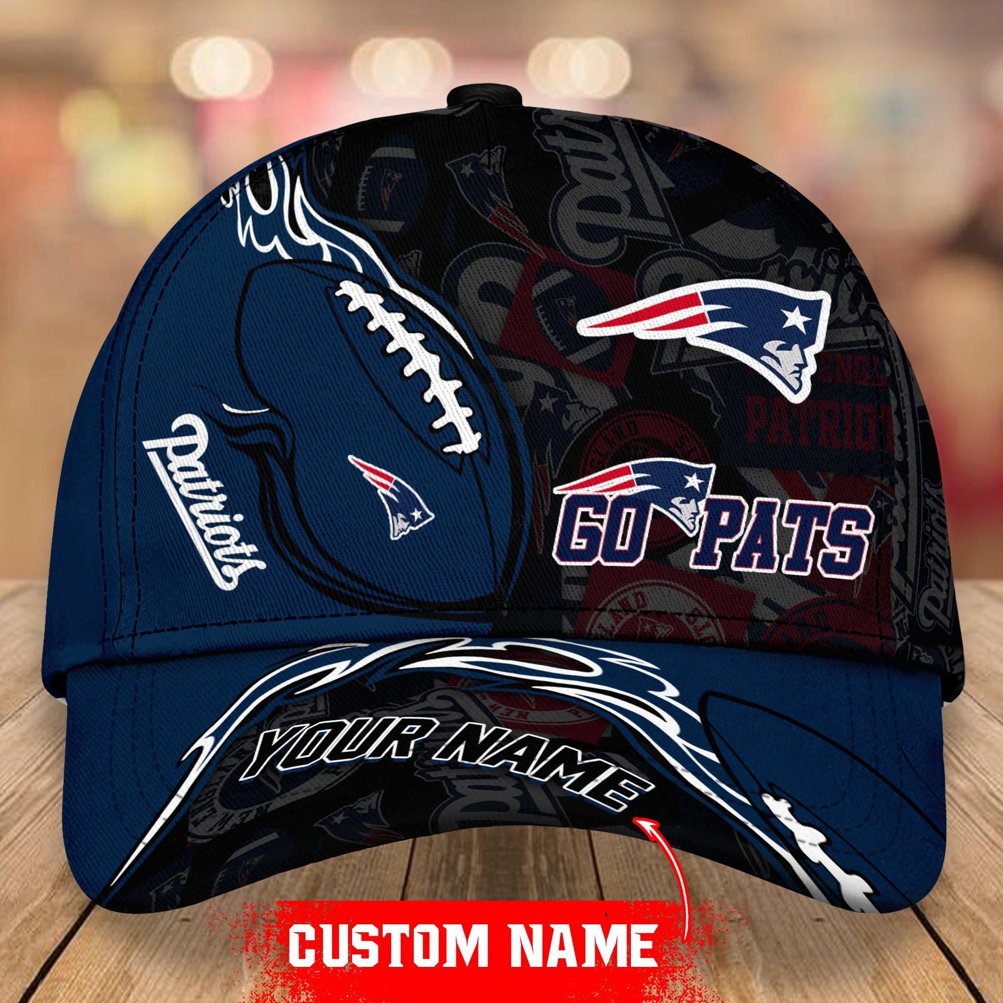 Adeenyc New England Patriots Classic Personalized Hats Baseball Caps Classic Caps for men, women