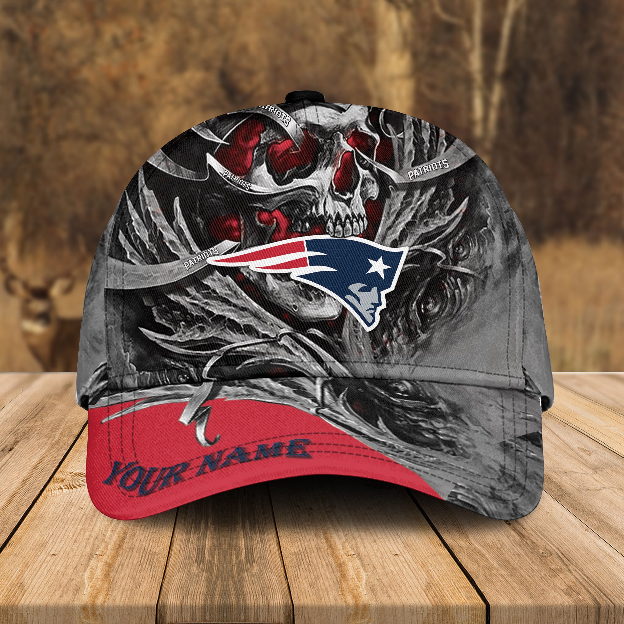 Adeenyc New England Patriots NFL 3D Classic Cap Personalized Gift For Fans