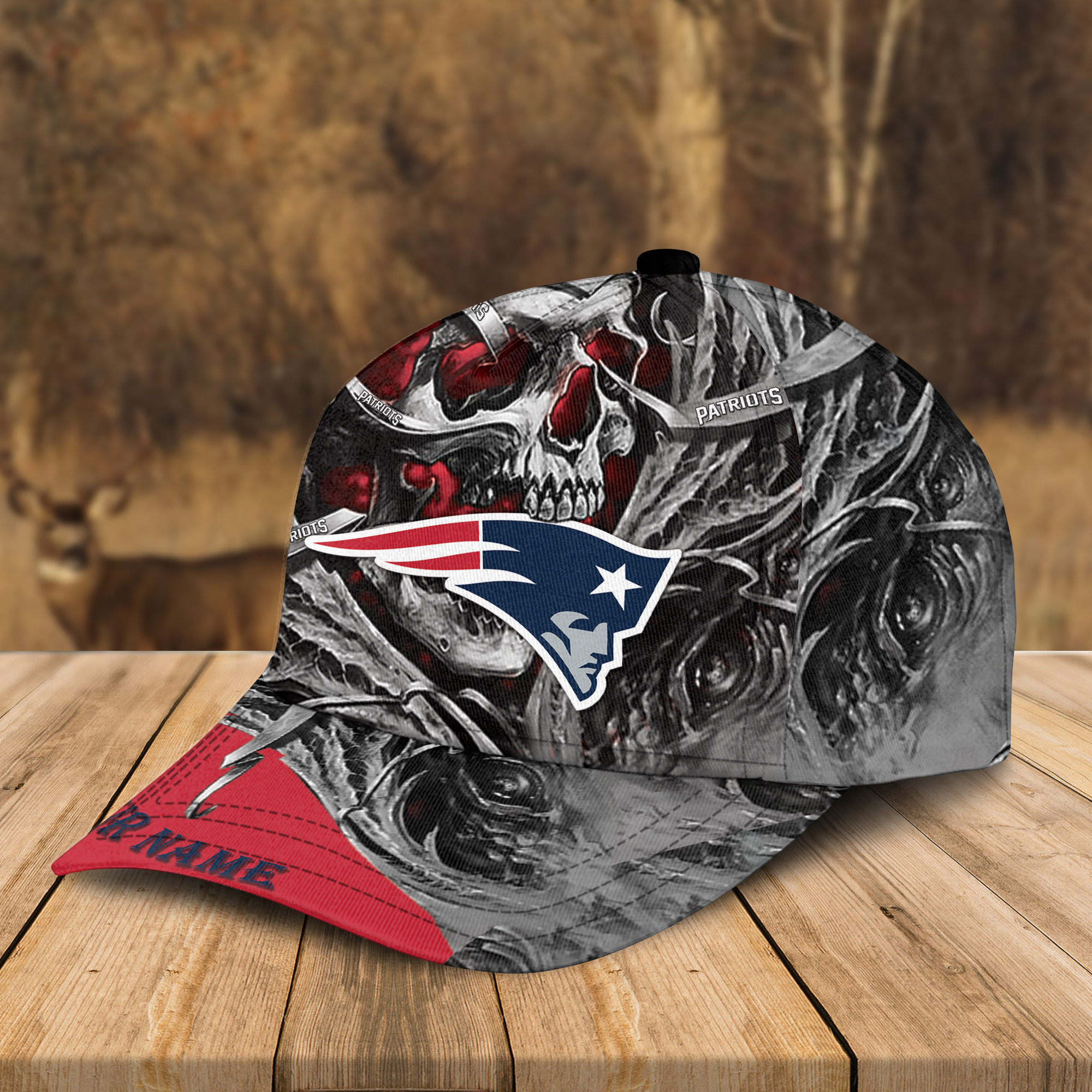 Adeenyc New England Patriots NFL 3D Classic Cap Personalized Gift For Fans