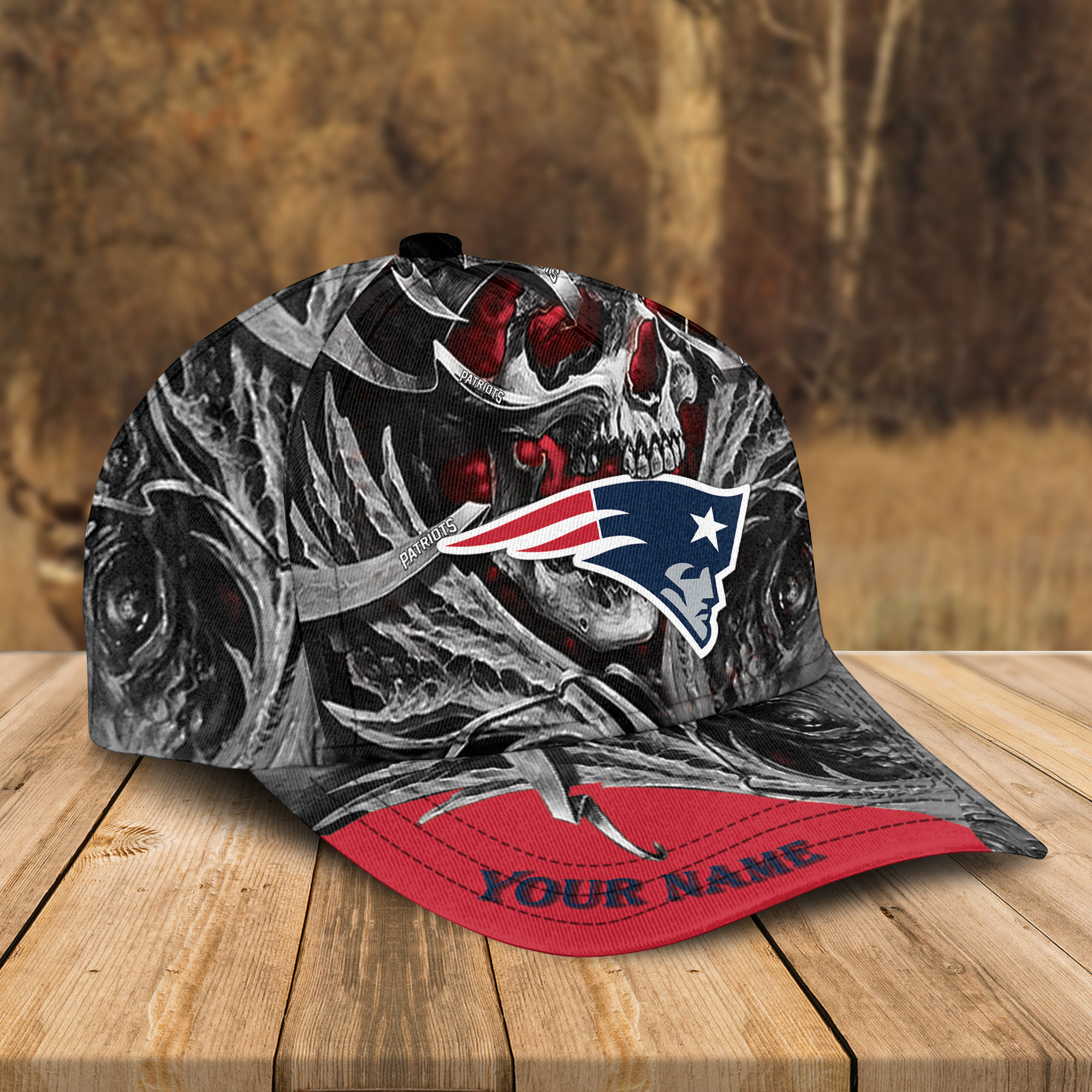 Adeenyc New England Patriots NFL 3D Classic Cap Personalized Gift For Fans