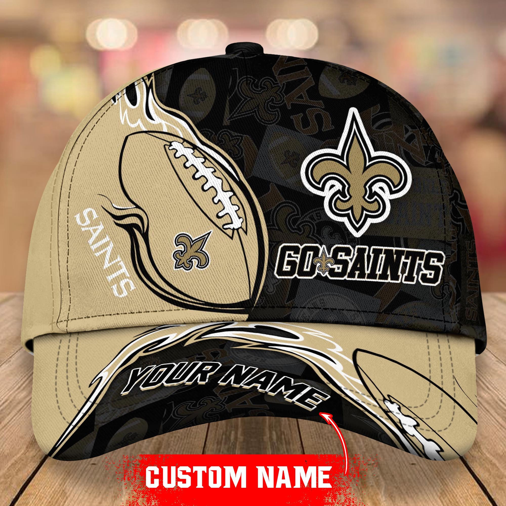 Adeenyc New Orleans Saints Classic Personalized Hats Baseball Caps Classic Caps for men, women