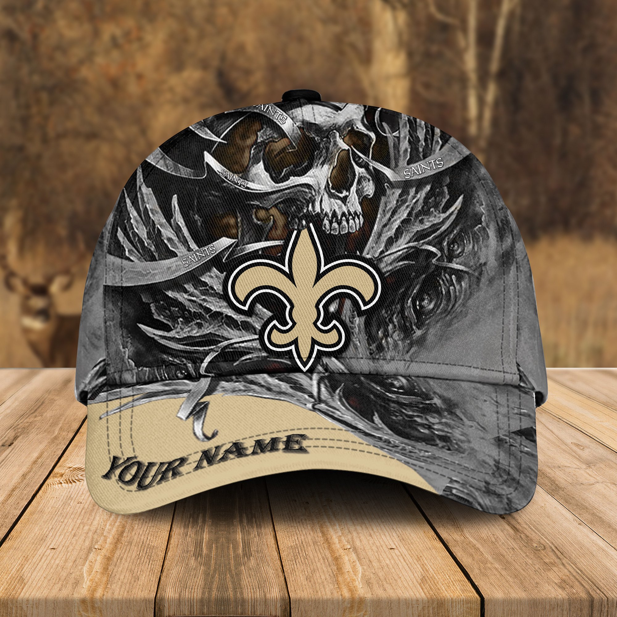 Adeenyc New Orleans Saints NFL 3D Classic Cap Personalized Gift For Fans