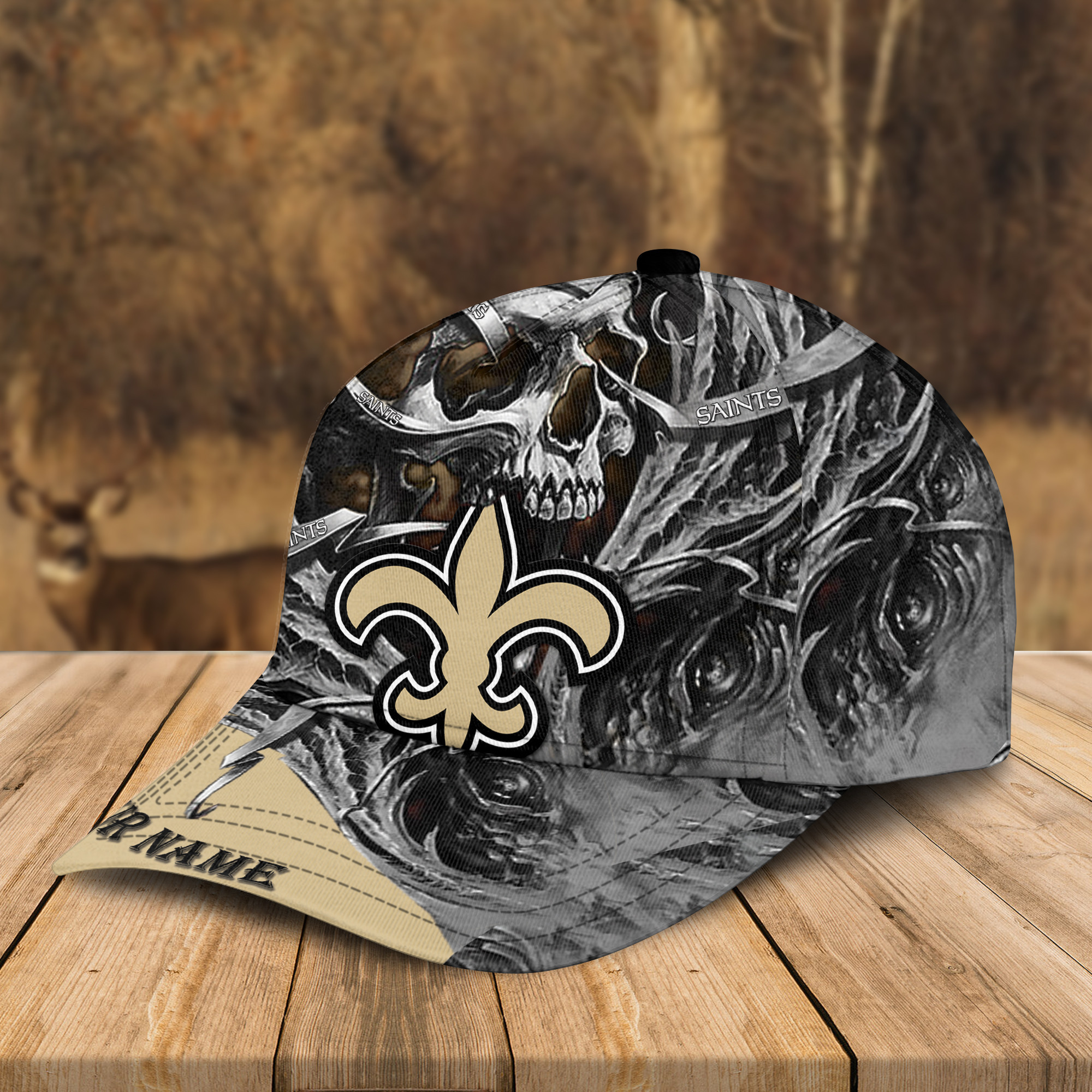 Adeenyc New Orleans Saints NFL 3D Classic Cap Personalized Gift For Fans