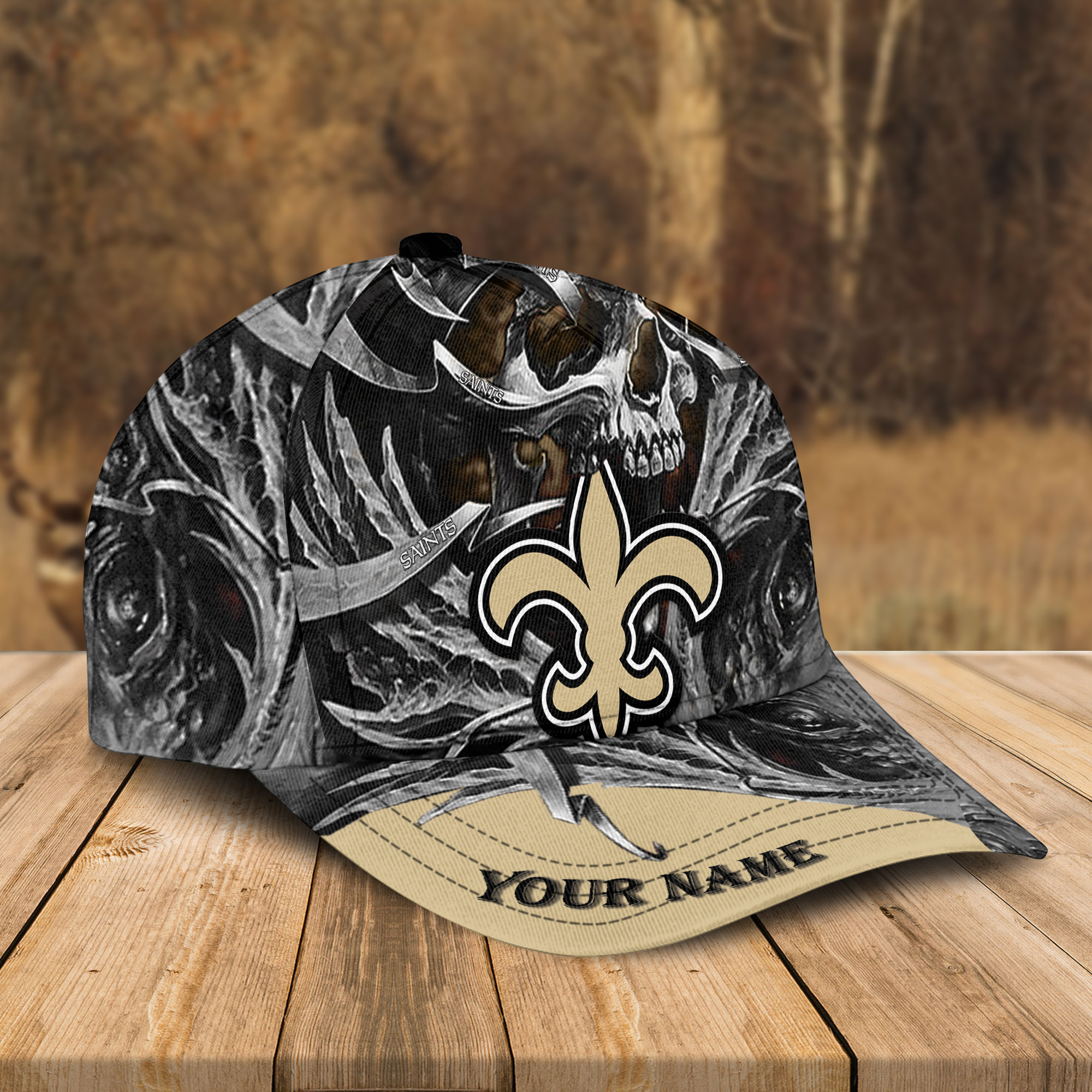 Adeenyc New Orleans Saints NFL 3D Classic Cap Personalized Gift For Fans