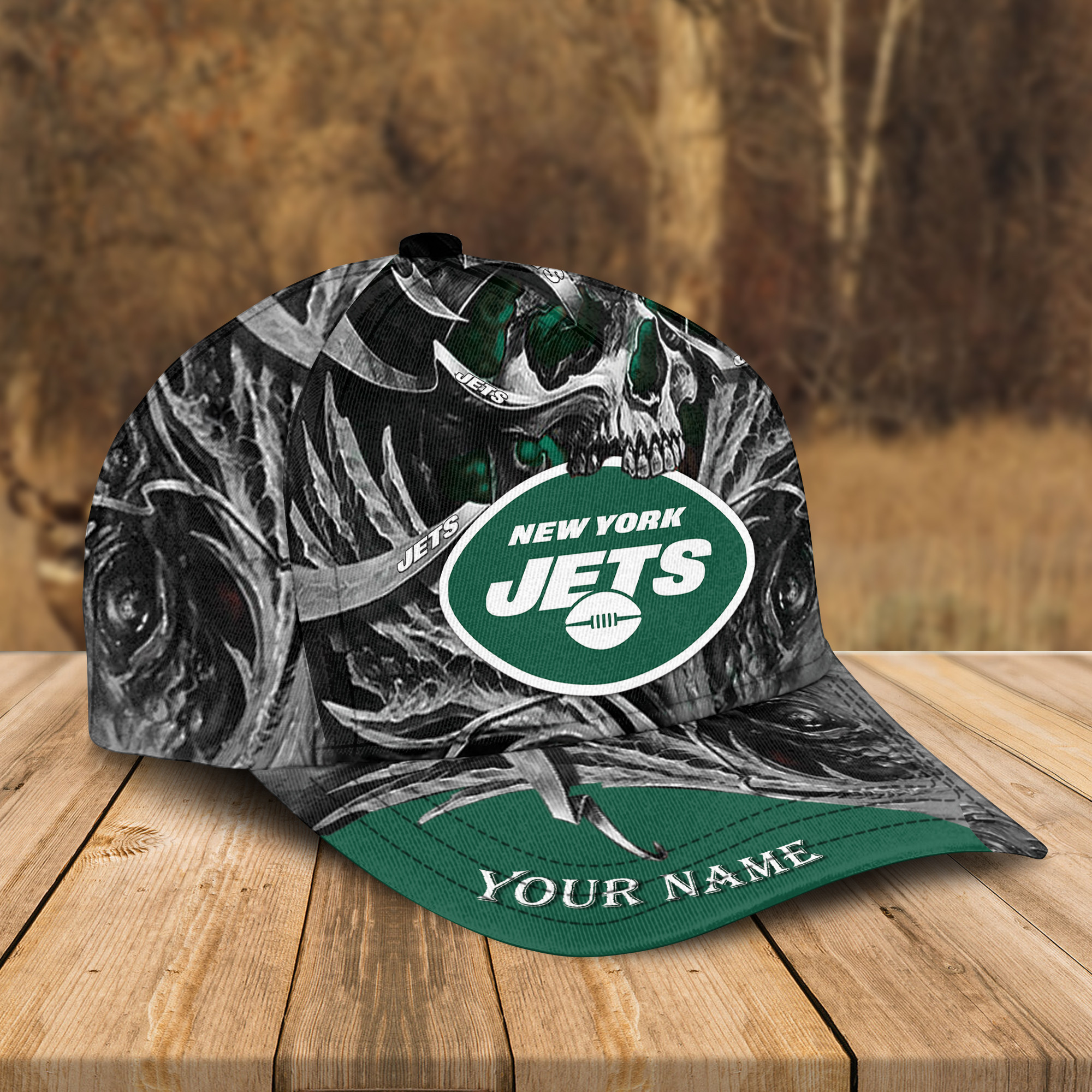 Adeenyc New York Jets NFL 3D Classic Cap Personalized Gift For Fans