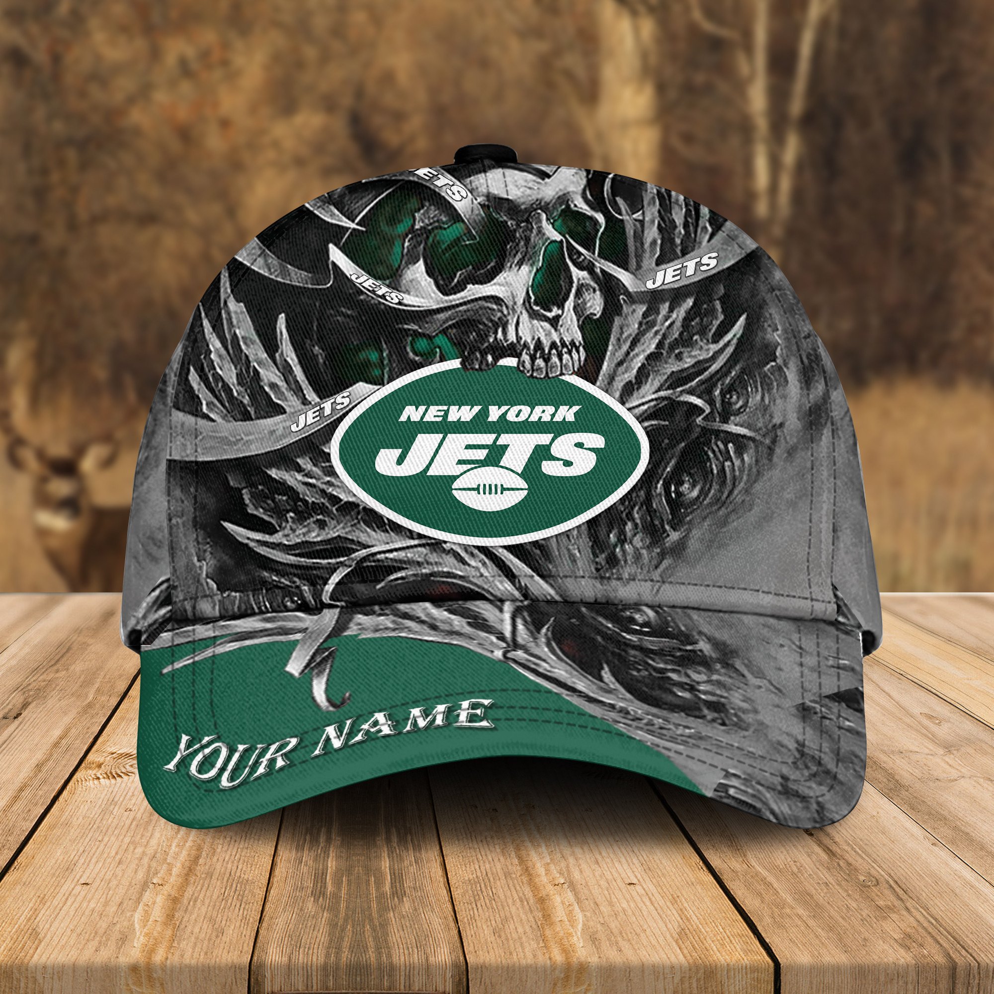 Adeenyc New York Jets NFL 3D Classic Cap Personalized Gift For Fans