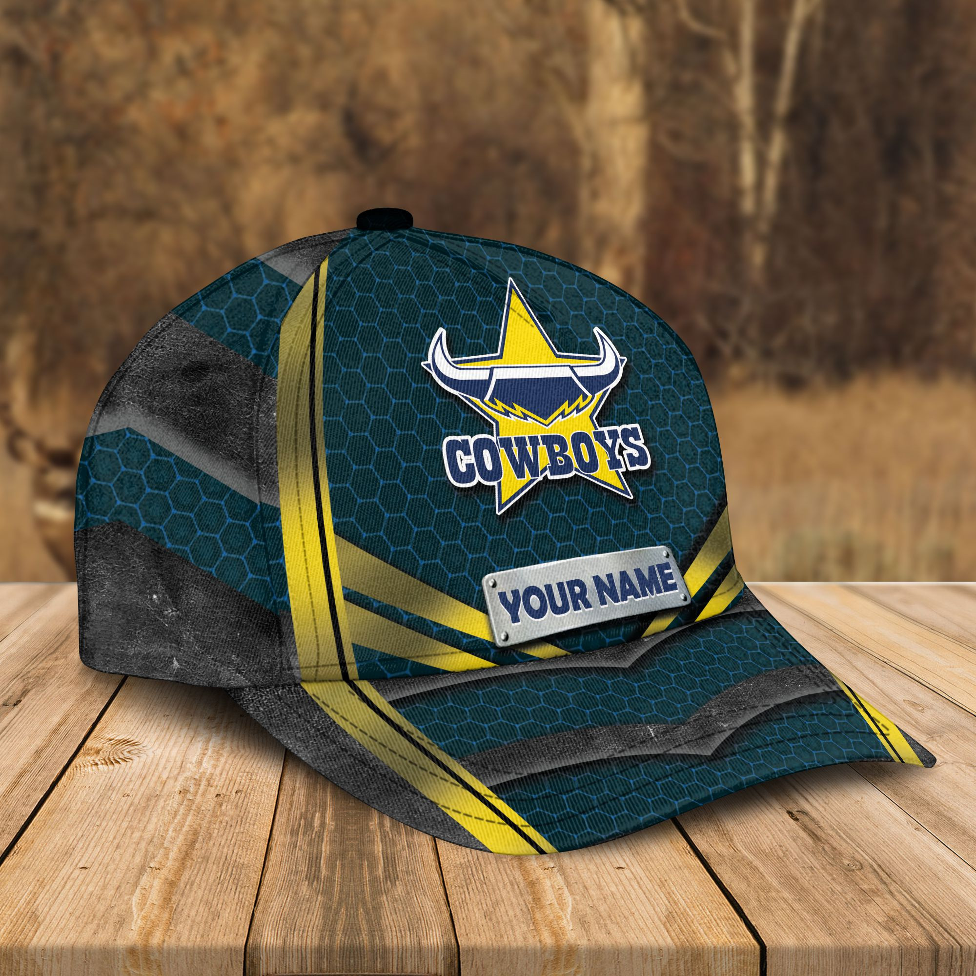 Adeenyc North Queensland Cowboys NRL Personalized Classic Cap Best Gift For Fans