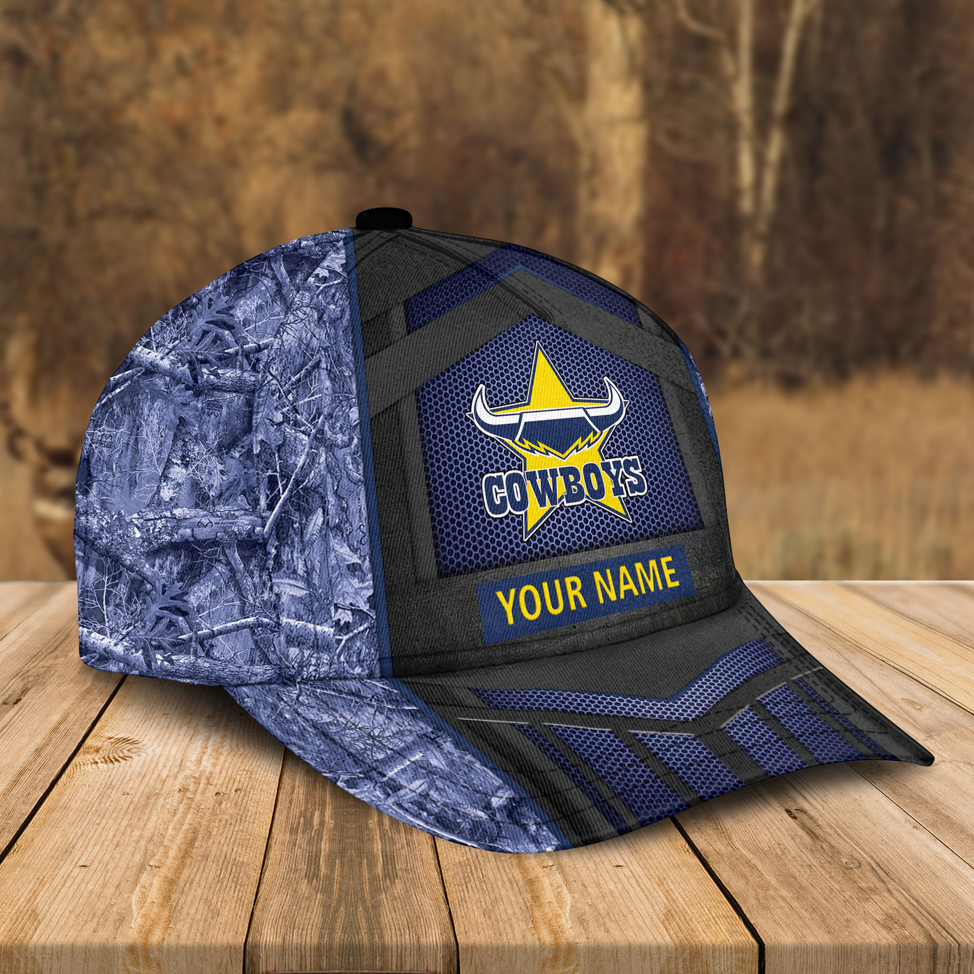 Adeenyc North Queensland Cowboys NRL Personalized Classic Cap Best Gift For Fans