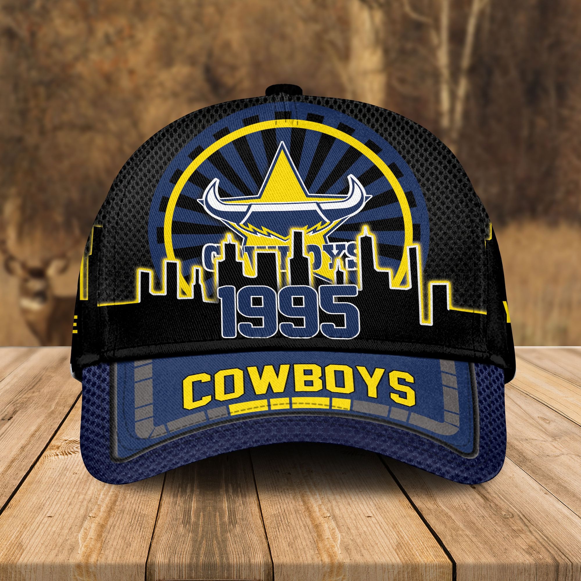 Adeenyc North Queensland Cowboys NRL Personalized Classic Cap Best Gift For Fans