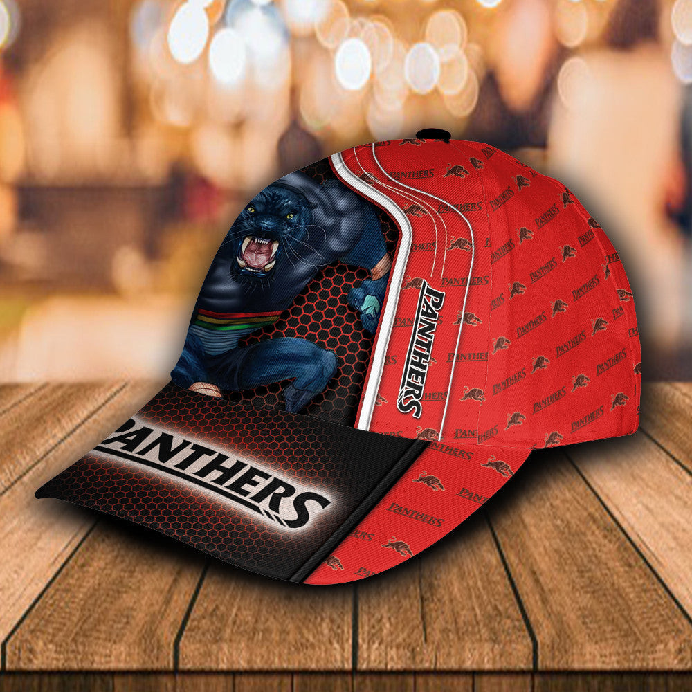 Adeenyc - NRL Penrith Panthers 3D Mascost Classic Cap Baseball Hat Trucker Hats Custom Hats Gifts For Men & Women