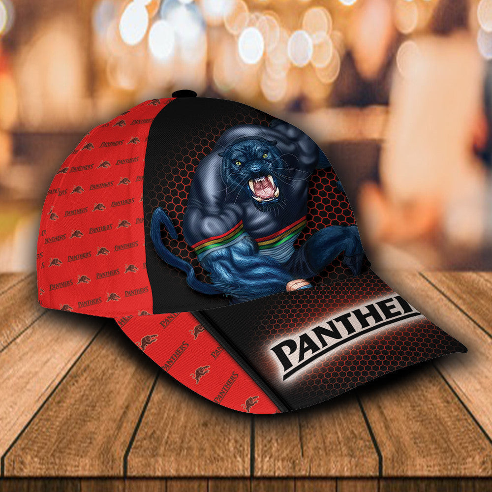 Adeenyc - NRL Penrith Panthers 3D Mascost Classic Cap Baseball Hat Trucker Hats Custom Hats Gifts For Men & Women