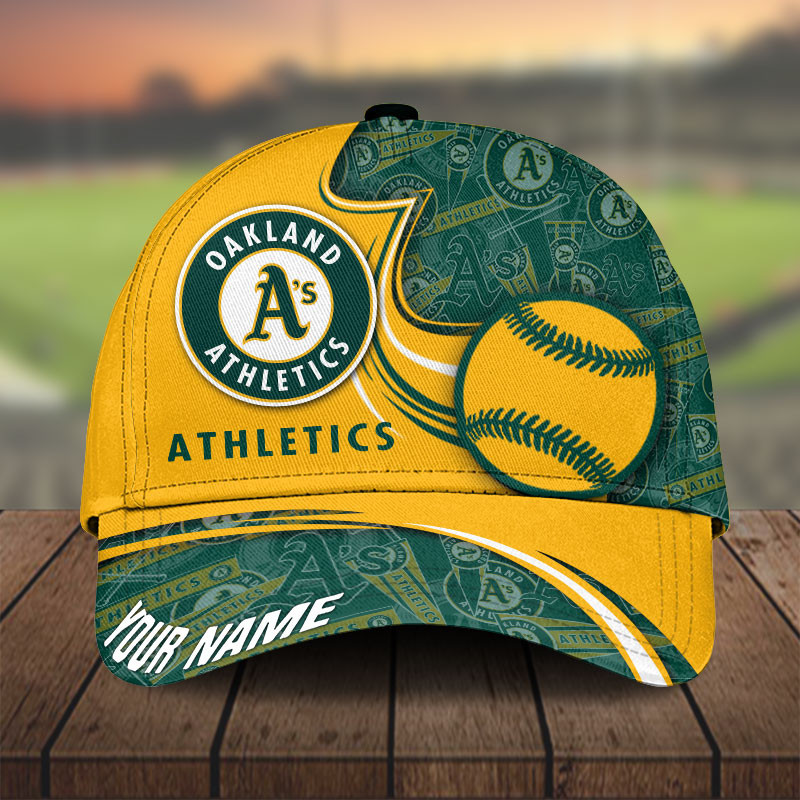 Adeenyc Oakland Athletics Personalized Hats Baseball Caps Classic Caps for men, women