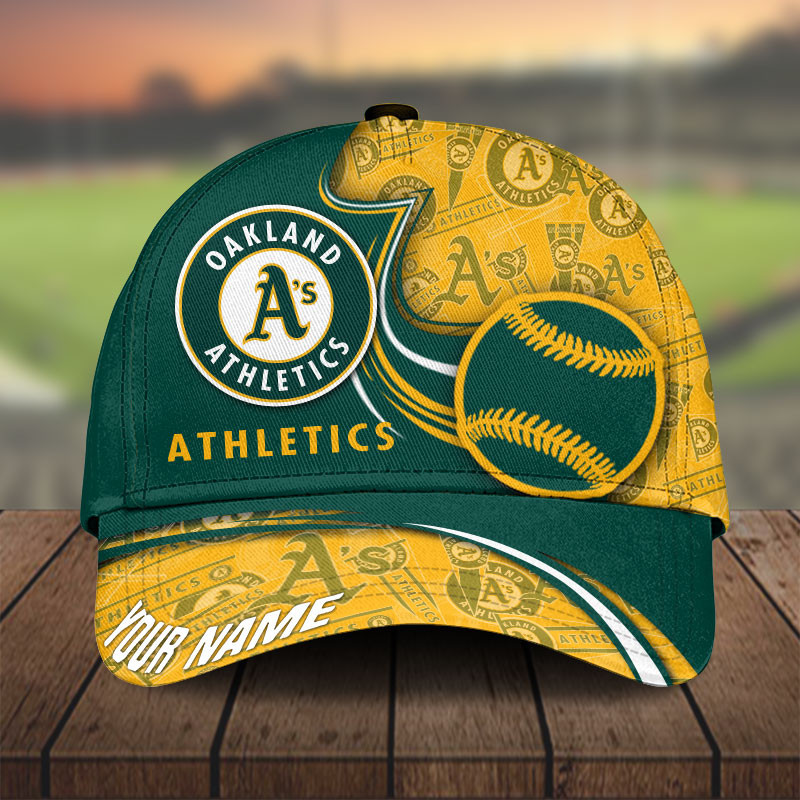 Adeenyc Oakland Athletics Personalized Hats Baseball Caps Classic Caps for men, women