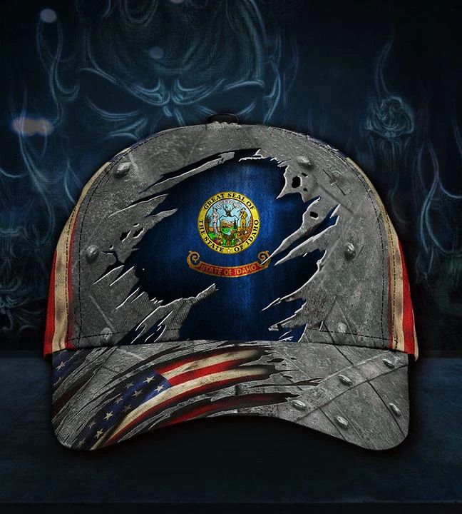 Adeenyc Ohio State Flag Hat 3D Printed American Flag Cap Ohio State Vintage Hat Patriotic For Him Idea Trucker Hats Custom Hats Gifts For Men & Women