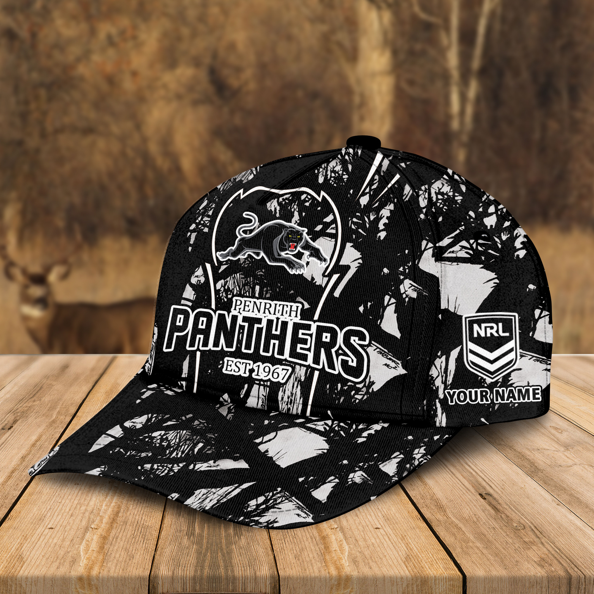 Adeenyc Penrith Panthers NRL Personalized Classic Cap Best Gift For Fans