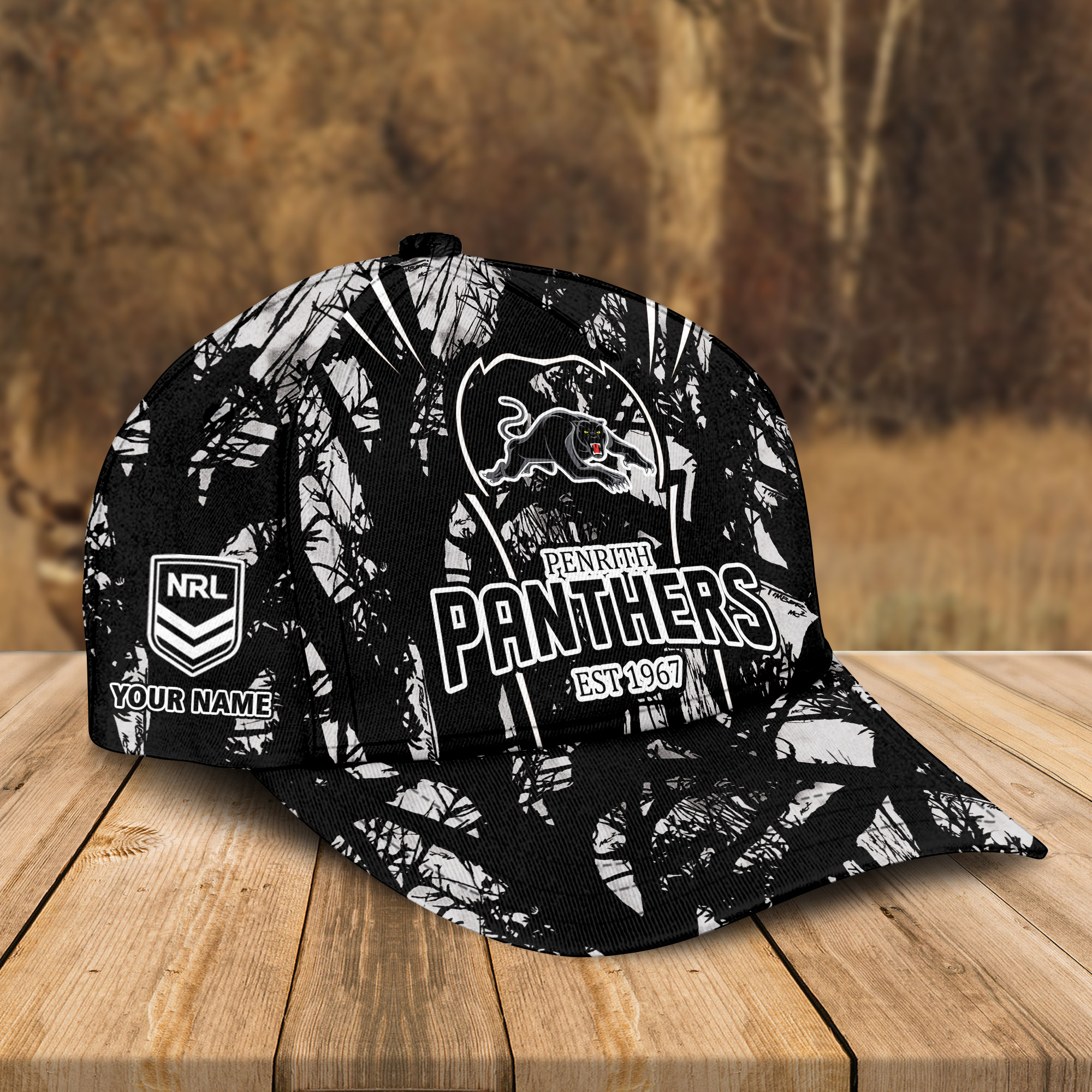 Adeenyc Penrith Panthers NRL Personalized Classic Cap Best Gift For Fans