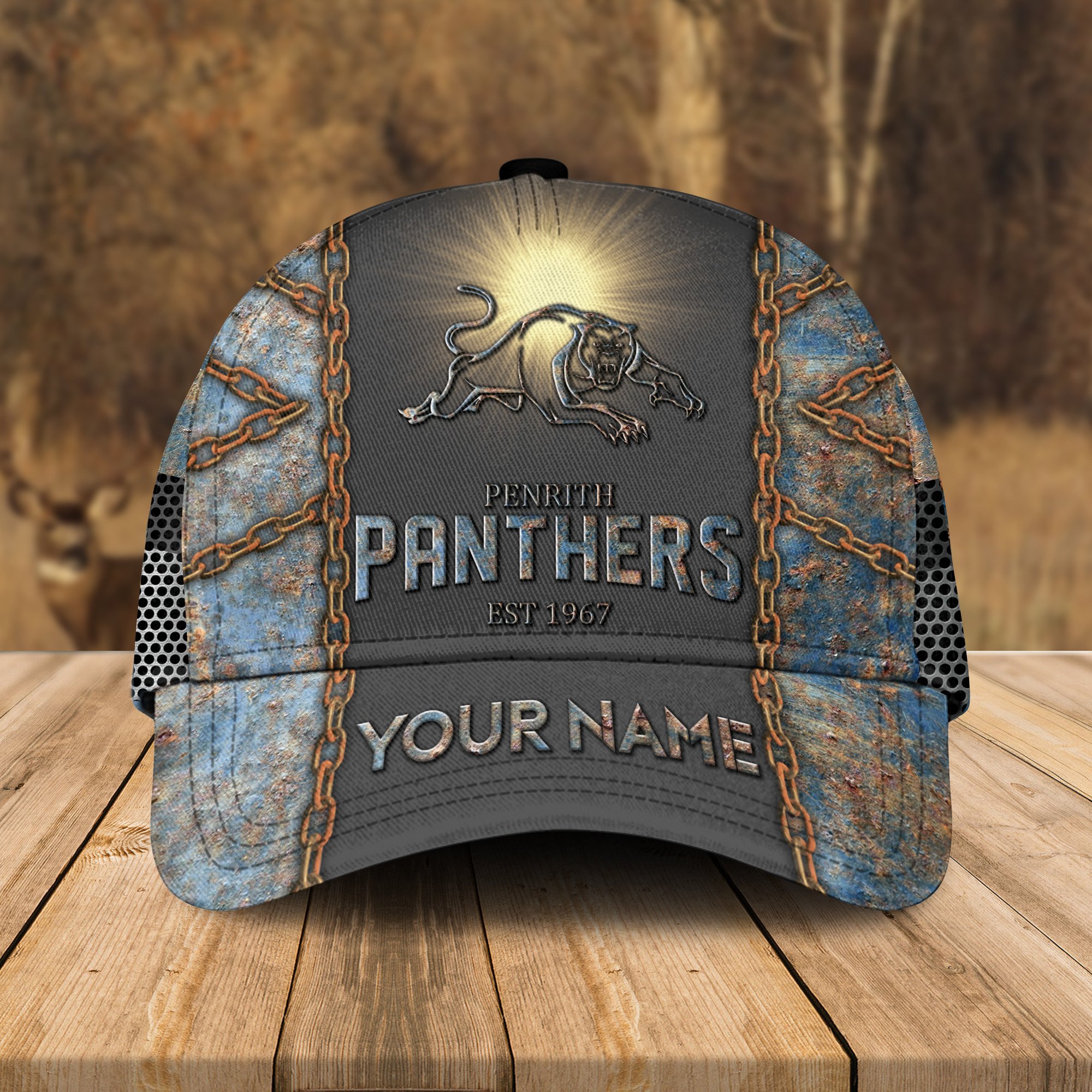 Adeenyc Penrith Panthers NRL Personalized Classic Cap Best Gift For Fans