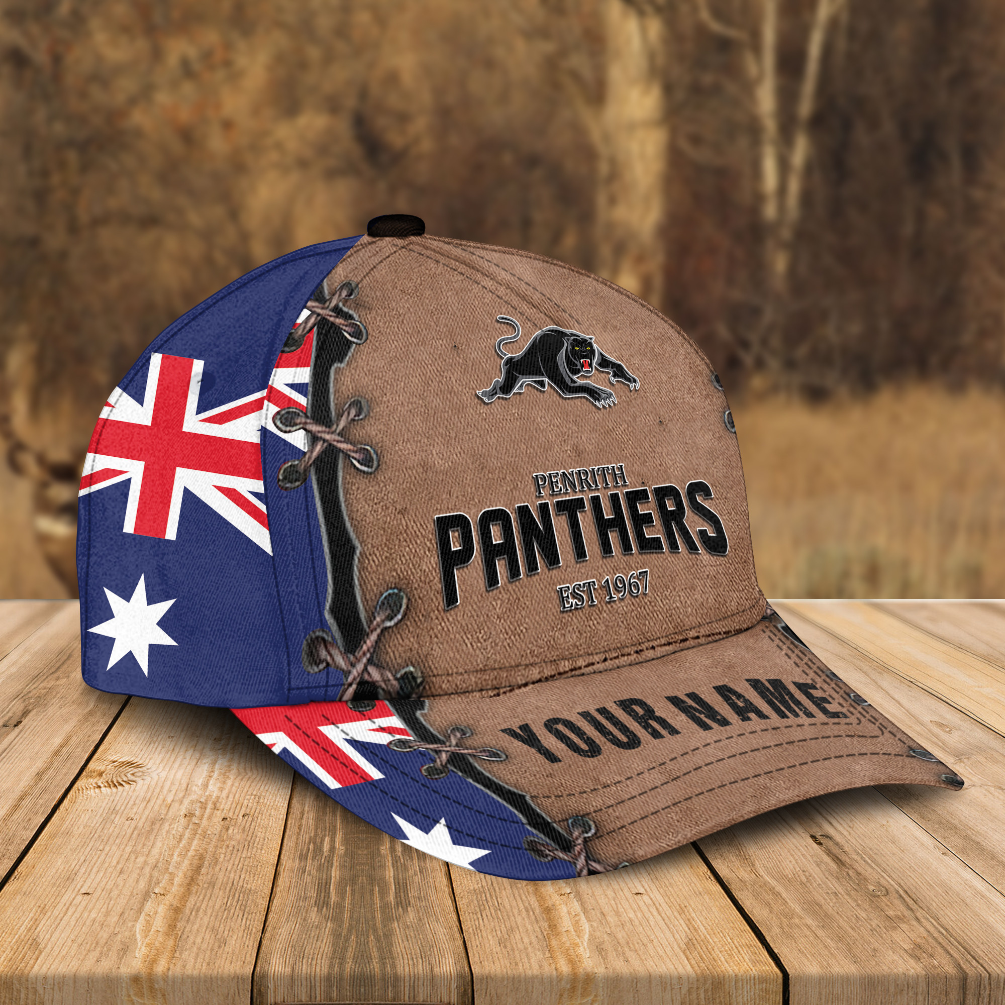 Adeenyc Penrith Panthers NRL Personalized Classic Cap Best Gift For Fans