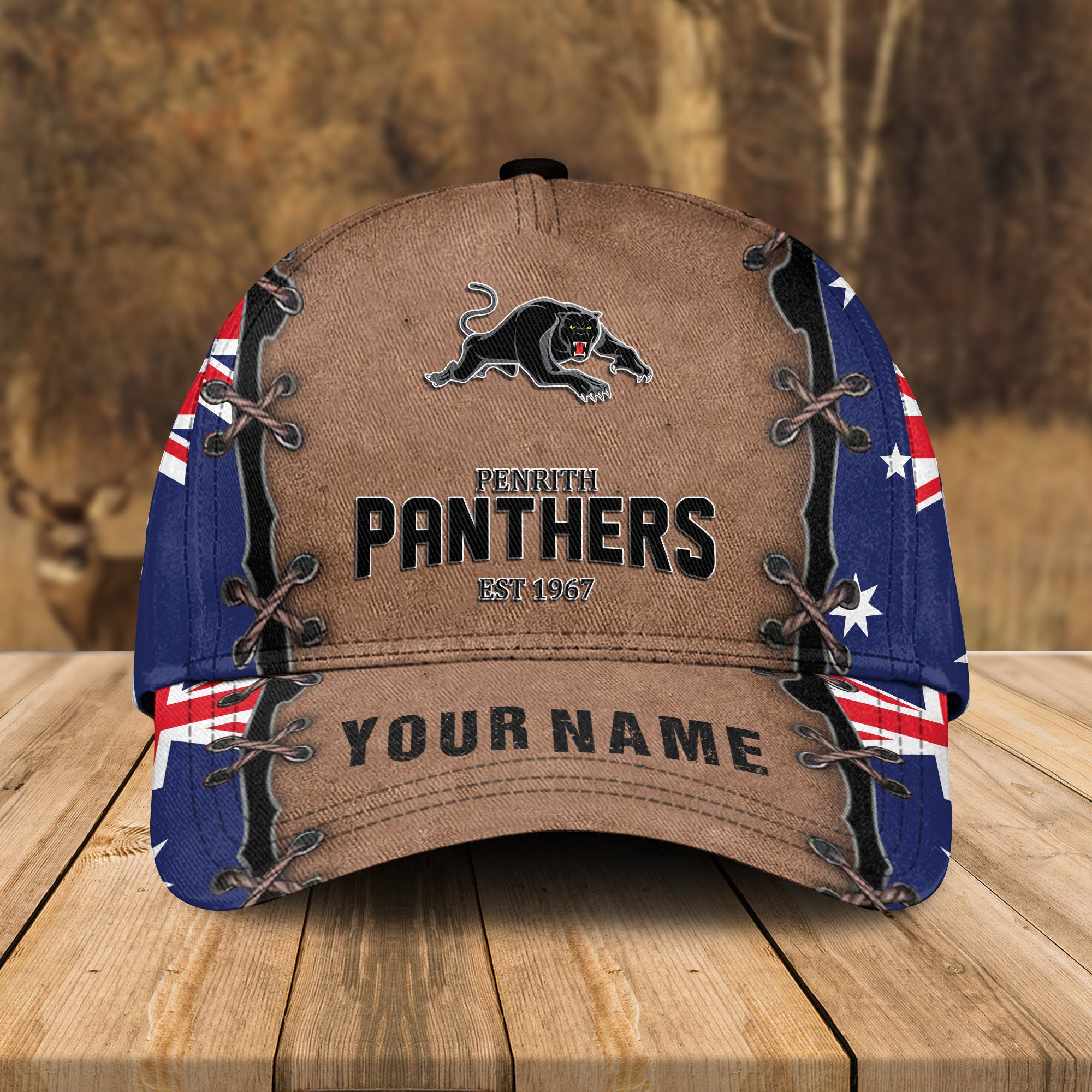 Adeenyc Penrith Panthers NRL Personalized Classic Cap Best Gift For Fans