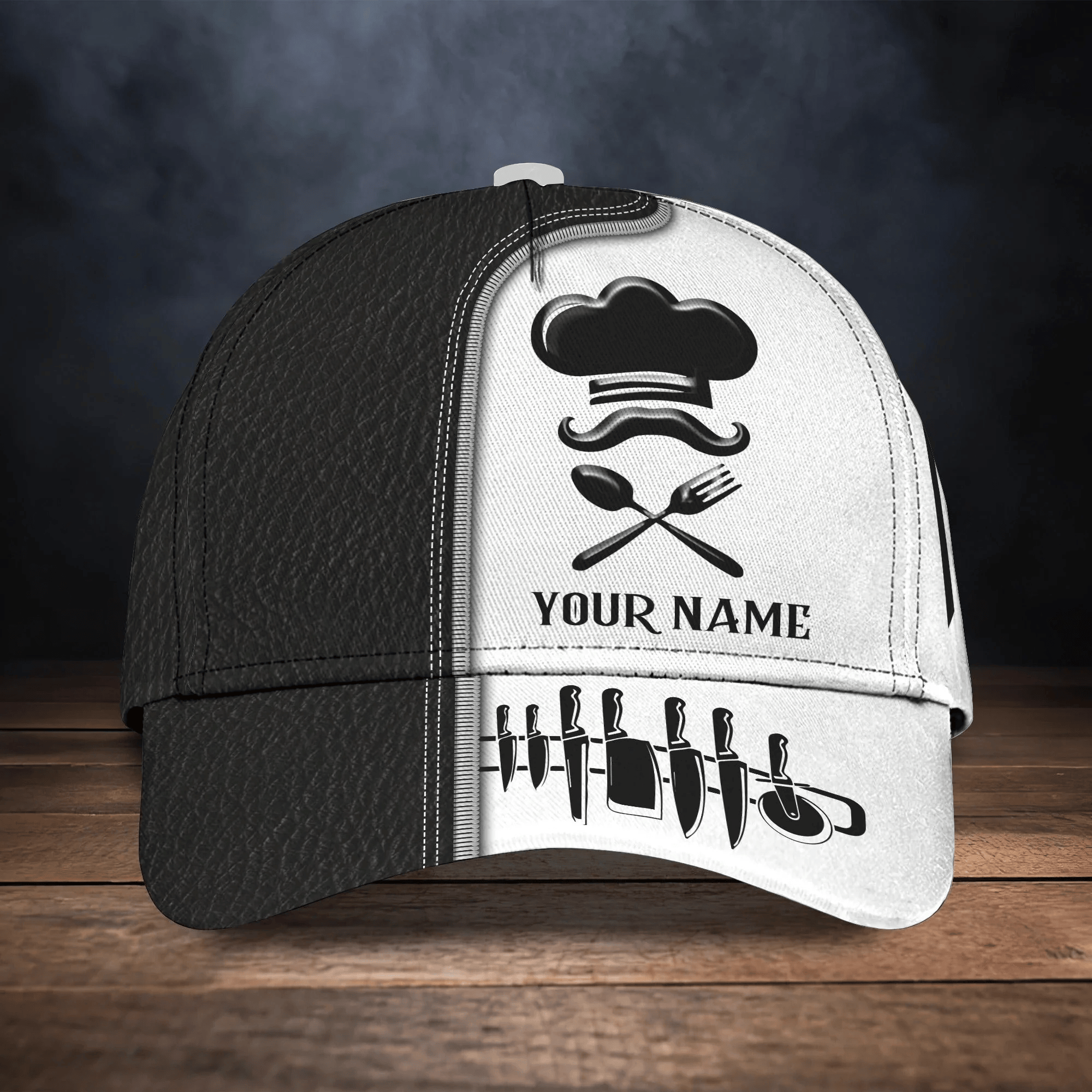 Adeenyc Personalized 3D Full Print Baseball Cap For Chef, Master Chef Classic Cap Hat, Gift For Master Chef Trucker Hats Custom Hats Gifts For Men & Women
