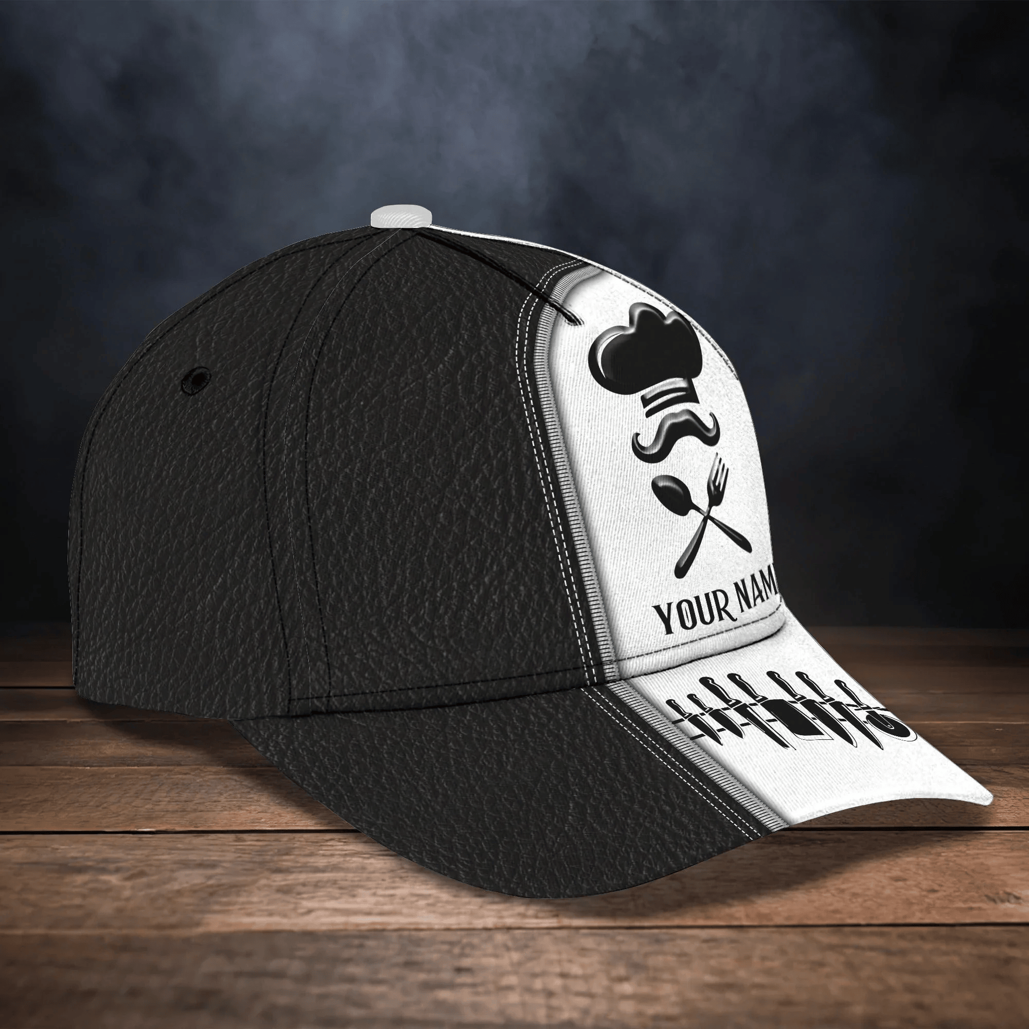 Adeenyc Personalized 3D Full Print Baseball Cap For Chef, Master Chef Classic Cap Hat, Gift For Master Chef Trucker Hats Custom Hats Gifts For Men & Women