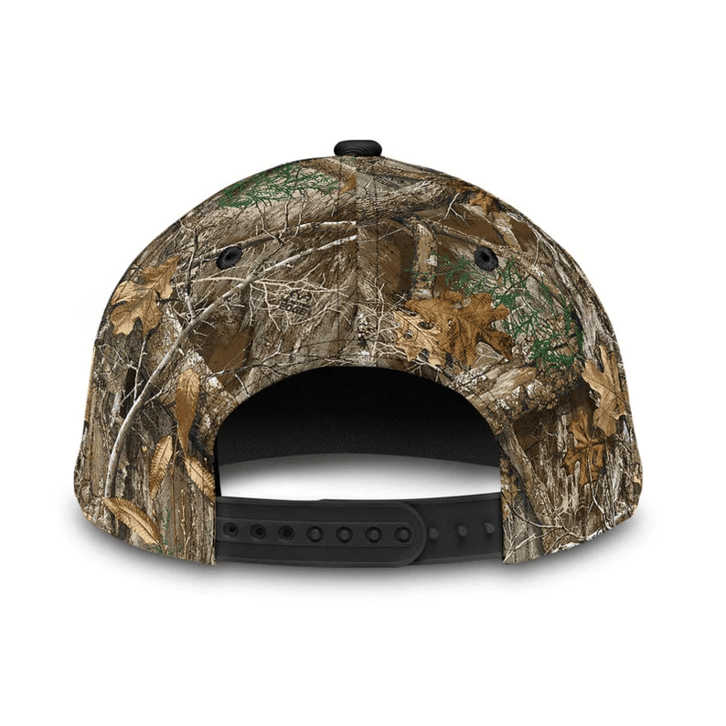 Adeenyc Personalized Deer Hunting Camo Cap, Custom Deer Hunting 3D Cap, Deer Hunting Classic Cap, Gift For Hunting Lovers Trucker Hats Custom Hats Gifts For Men & Women