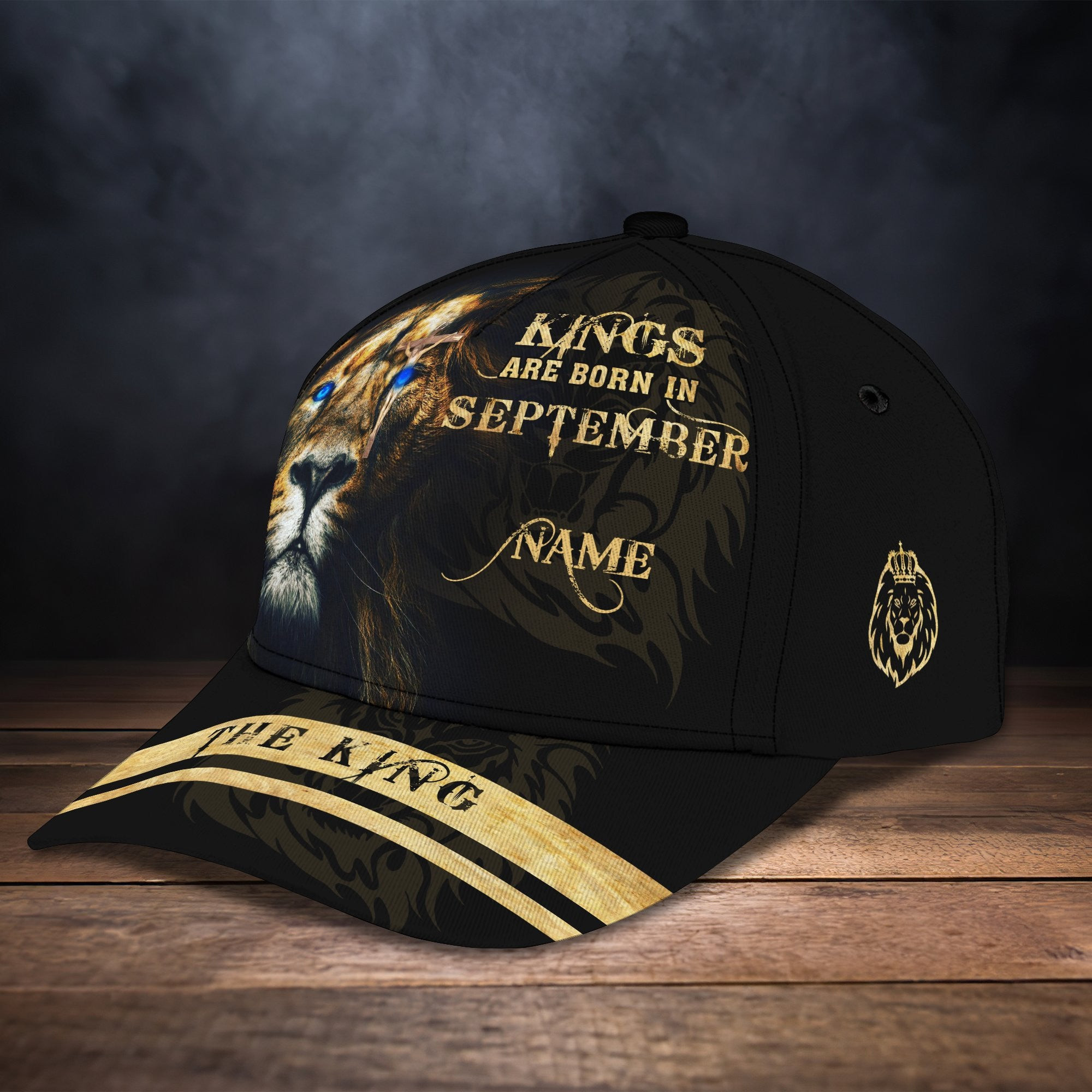 Adeenyc Personalized Lion All Over Print Classic Cap Trucker Hats Custom Hats Gifts For Men & Women