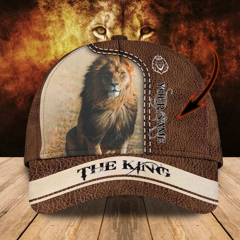 Adeenyc Personalized Lion All Over Print Classic Cap Trucker Hats Custom Hats Gifts For Men & Women