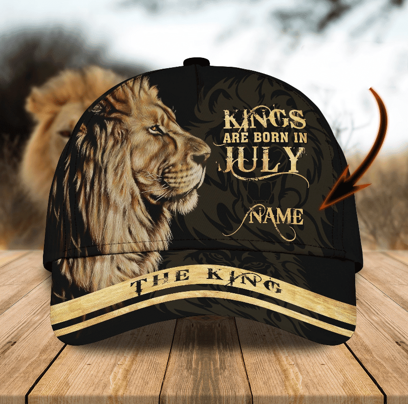Adeenyc Personalized Lion All Over Print Classic Cap Trucker Hats Custom Hats Gifts For Men & Women