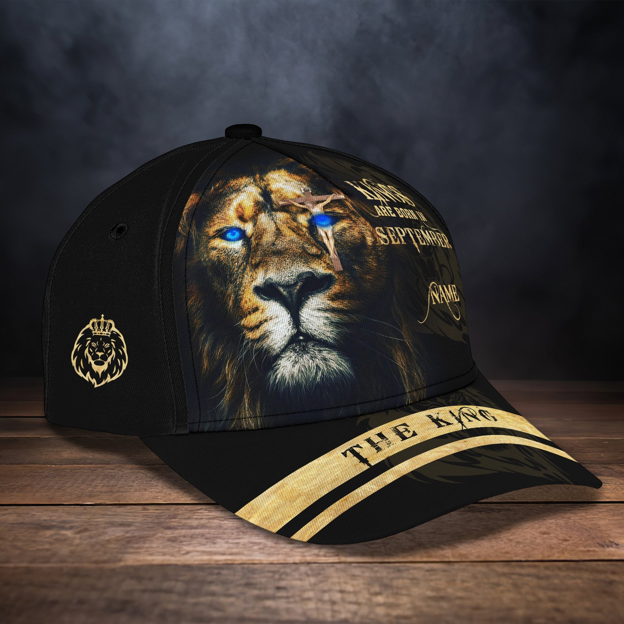 Adeenyc Personalized Lion All Over Print Classic Cap Trucker Hats Custom Hats Gifts For Men & Women