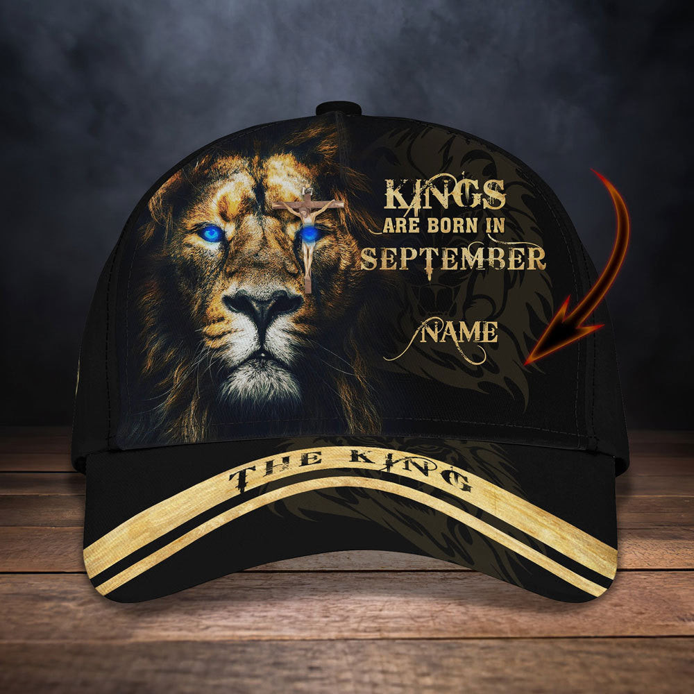 Adeenyc Personalized Lion All Over Print Classic Cap Trucker Hats Custom Hats Gifts For Men & Women