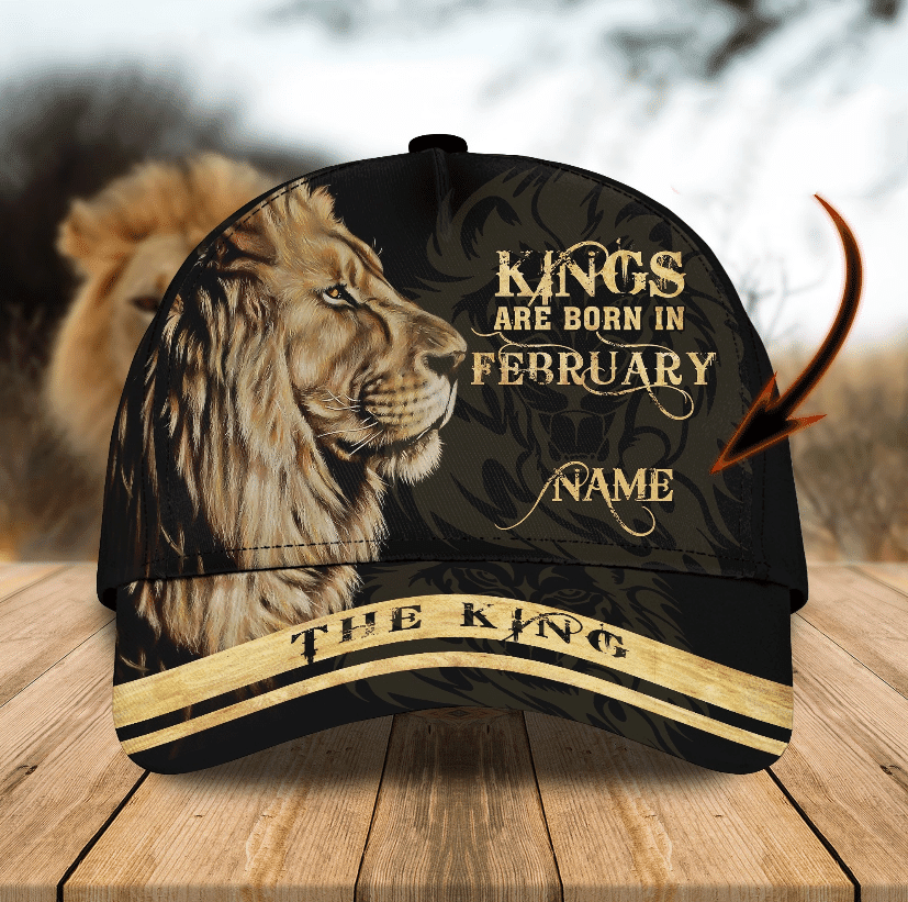 Adeenyc Personalized Lion All Over Print Classic Cap Trucker Hats Custom Hats Gifts For Men & Women