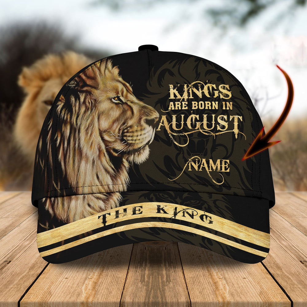 Adeenyc Personalized Lion All Over Print Classic Cap Trucker Hats Custom Hats Gifts For Men & Women
