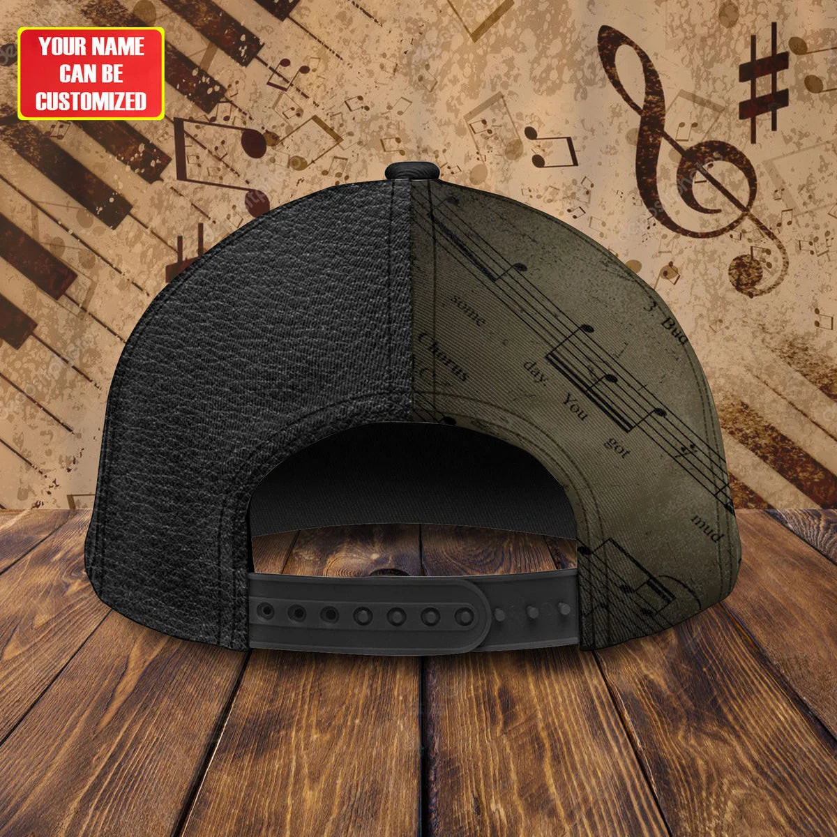 Adeenyc - Personalized Name Custom Name Guitar 12 Classic Cap Baseball Hat Trucker Hats Custom Hats Gifts For Men & Women