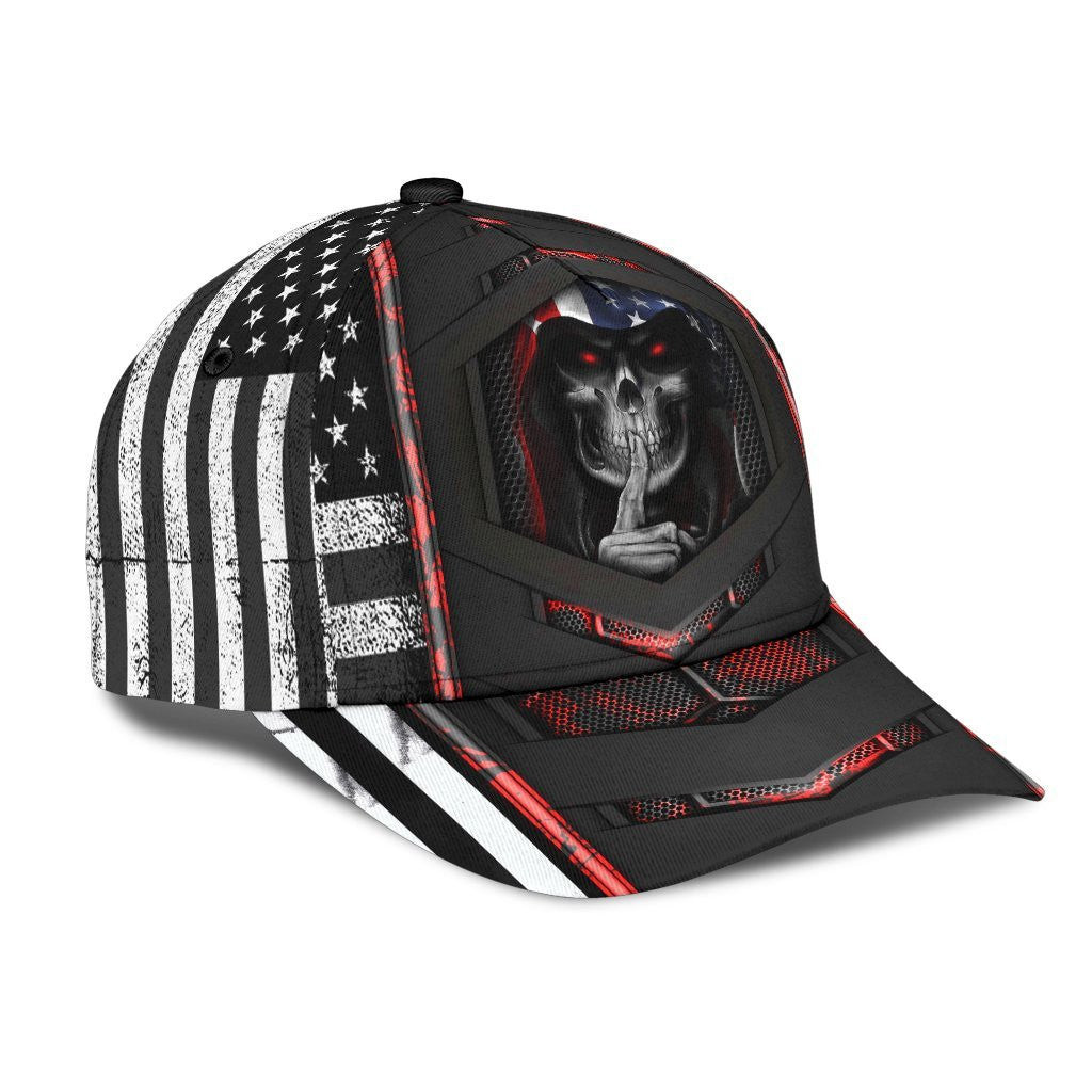 Adeenyc Personalized Skull Carbon Pattern Classic Cap Personalized Name Trucker Hats Custom Hats Gifts For Men & Women