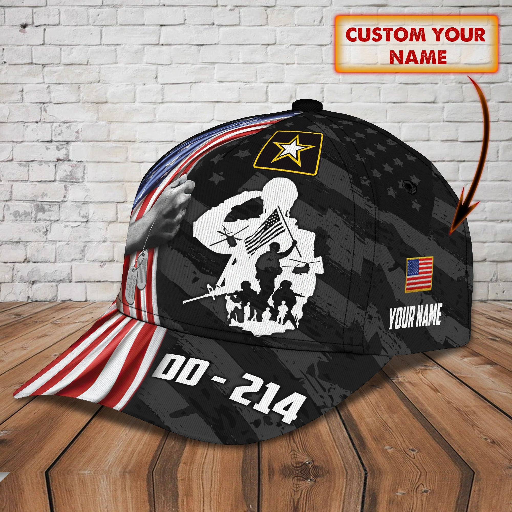 Adeenyc Personalized Veteran Cap - Custom Classic Design For Gifts Or Personal Use Hats Gifts for men & women Adeenyc.com