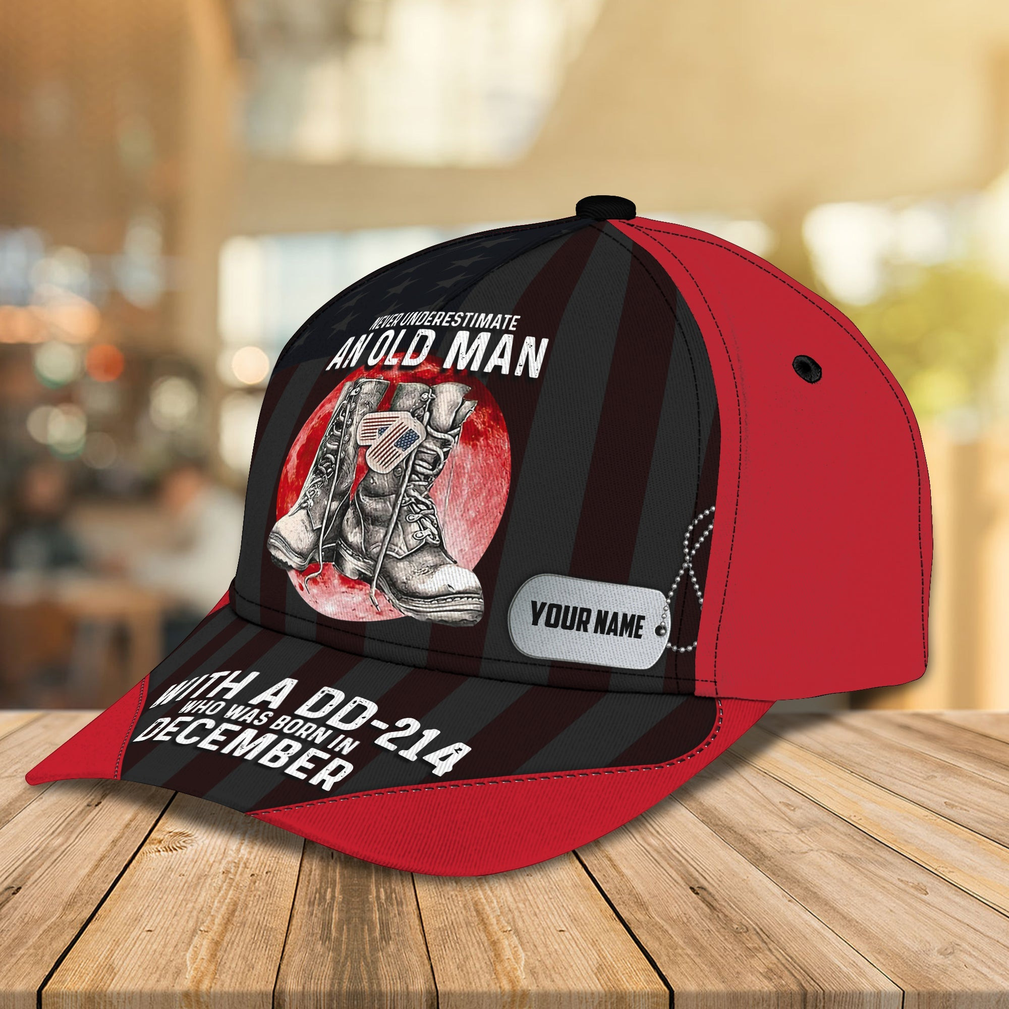 Adeenyc Personalized Veteran Classic Cap Baseball Cap Hat Hats Gifts for men & women Adeenyc.com