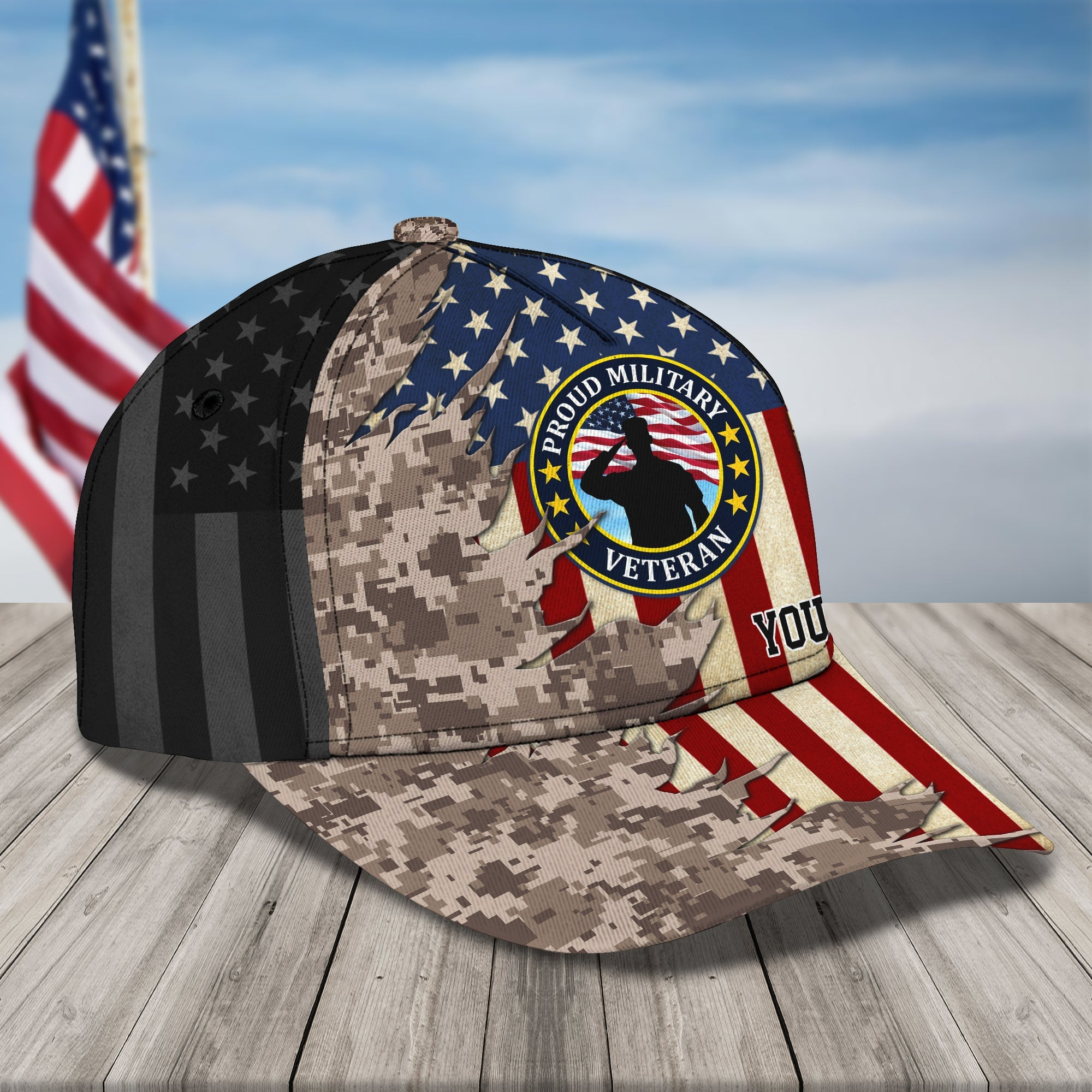 Adeenyc Personalized Veteran Classic Cap Baseball Cap Hat Hats Gifts for men & women Adeenyc.com