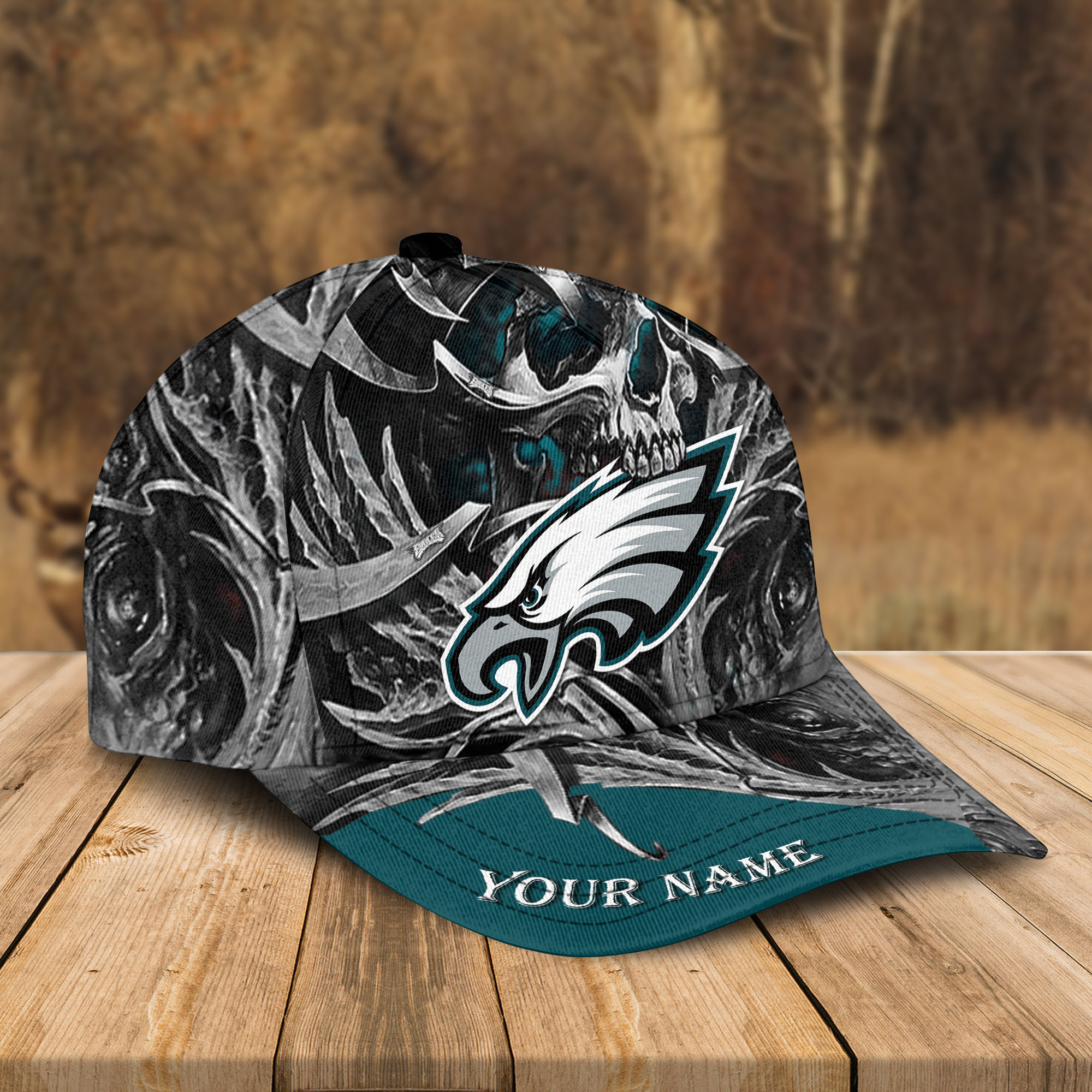 Adeenyc Philadelphia Eagles NFL 3D Classic Cap Personalized Gift For Fans