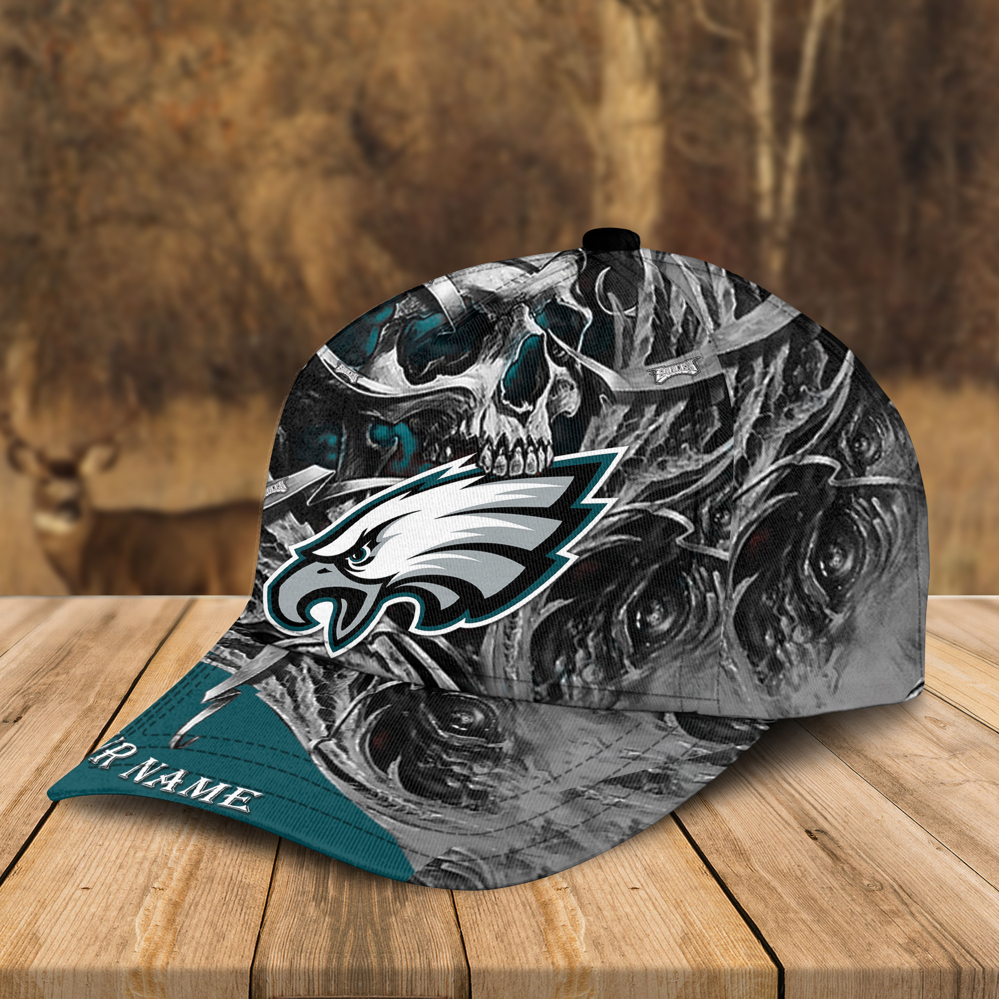 Adeenyc Philadelphia Eagles NFL 3D Classic Cap Personalized Gift For Fans